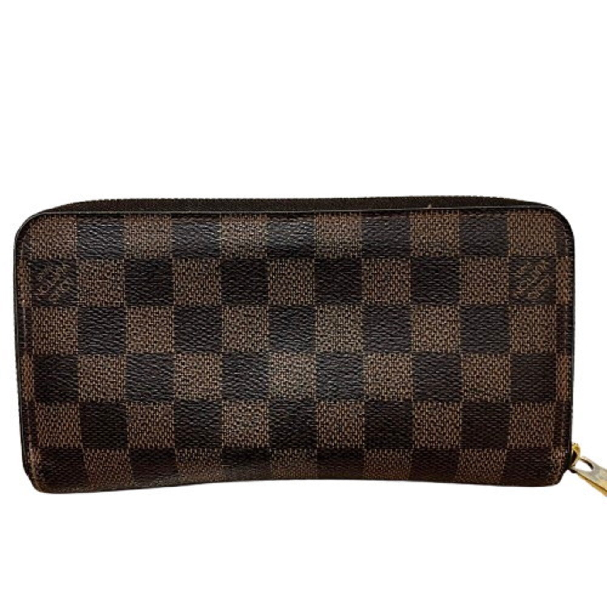 Louis Vuitton Damier Brown Pvc Long Wallet (Bi-Fold) (Pre-Owned)