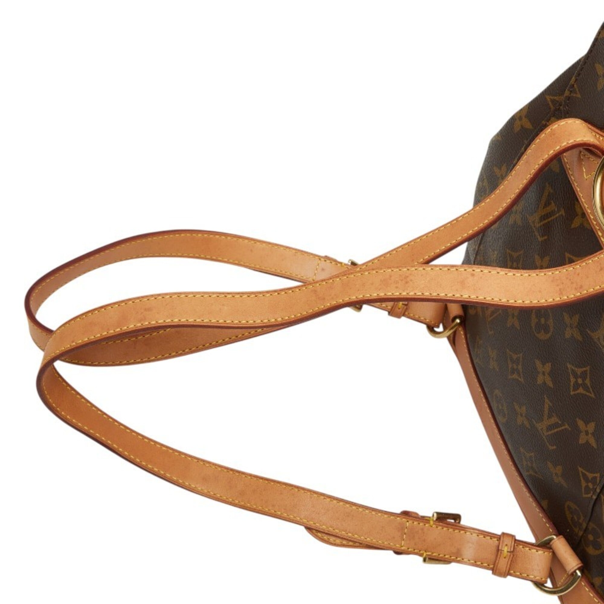 Louis Vuitton Brown Pvc Leather Backpack (Pre-Owned)