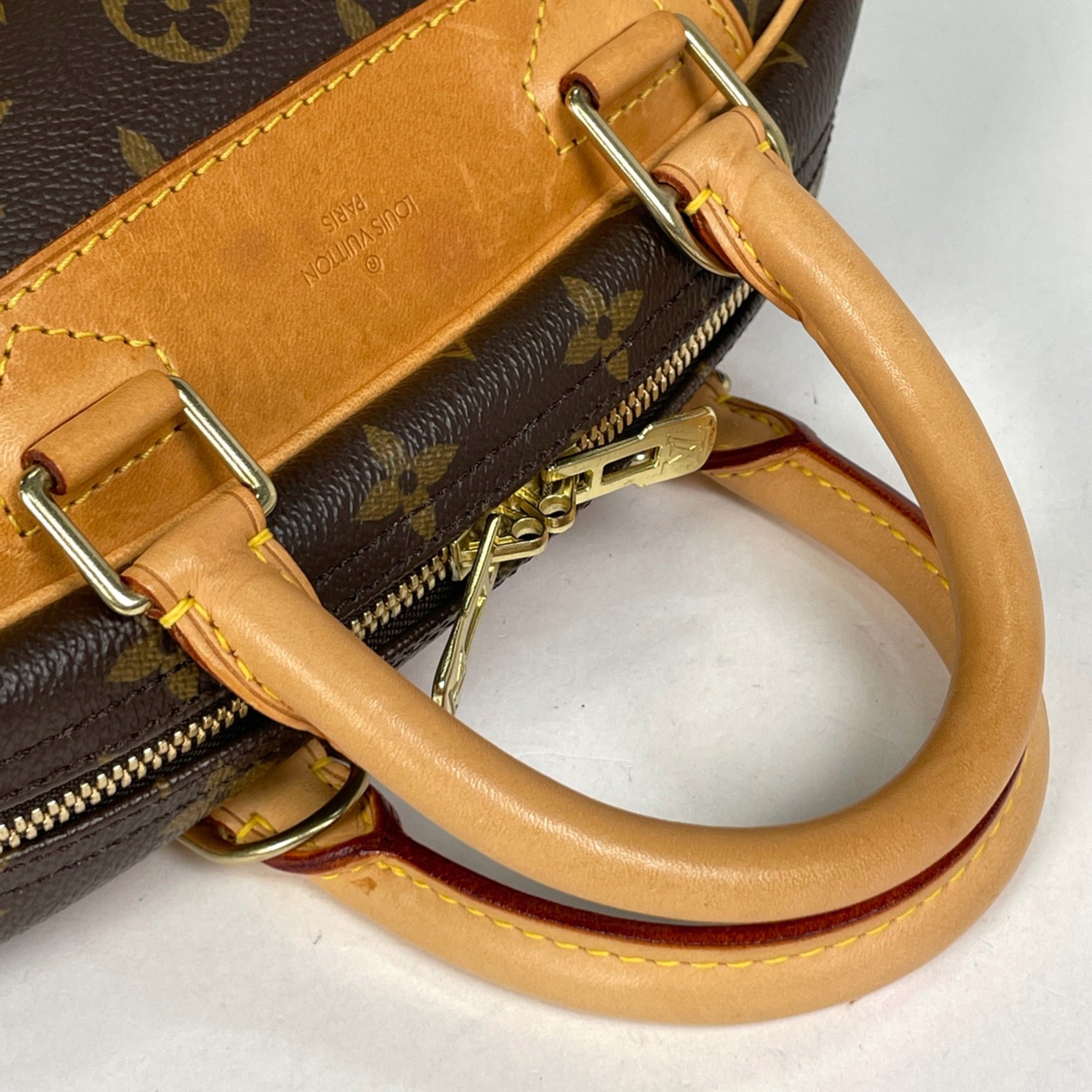 Louis Vuitton Brown Monogram Boston Bag Handbag (Pre-Owned)