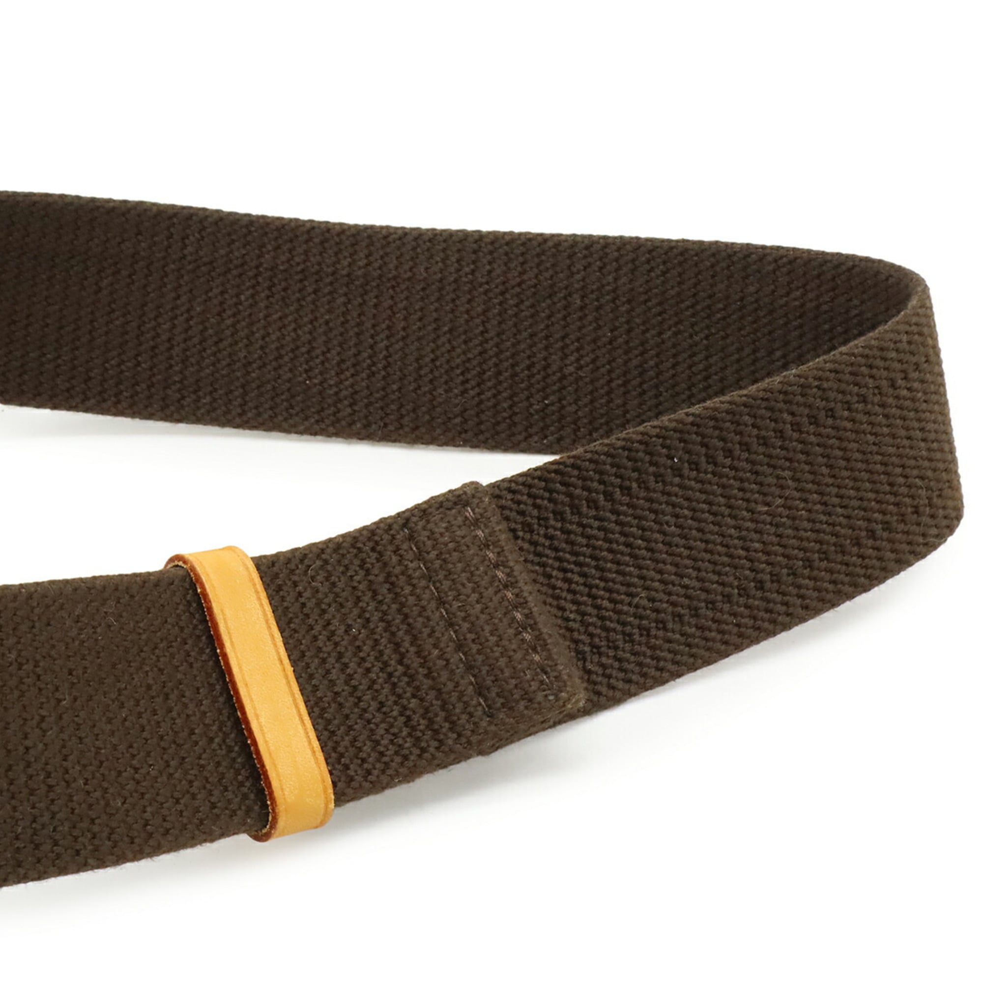 Louis Vuitton Brown Canvas Pochette Shoulder Bag Sling Bag (Pre-Owned)