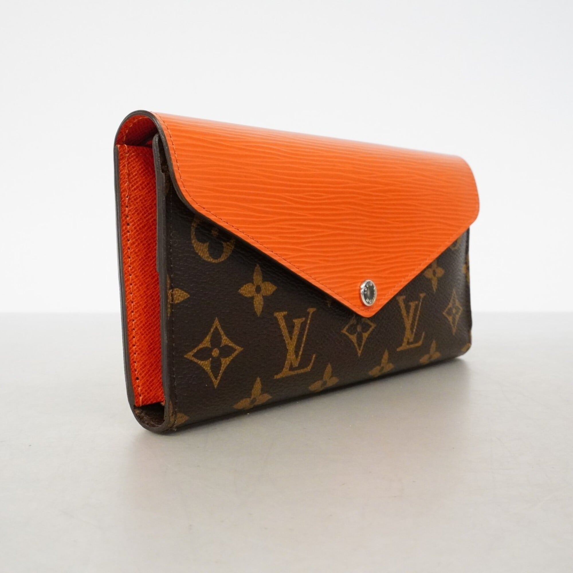 Louis Vuitton Brown Pimont Long Wallet (Tri-Fold) (Pre-Owned)