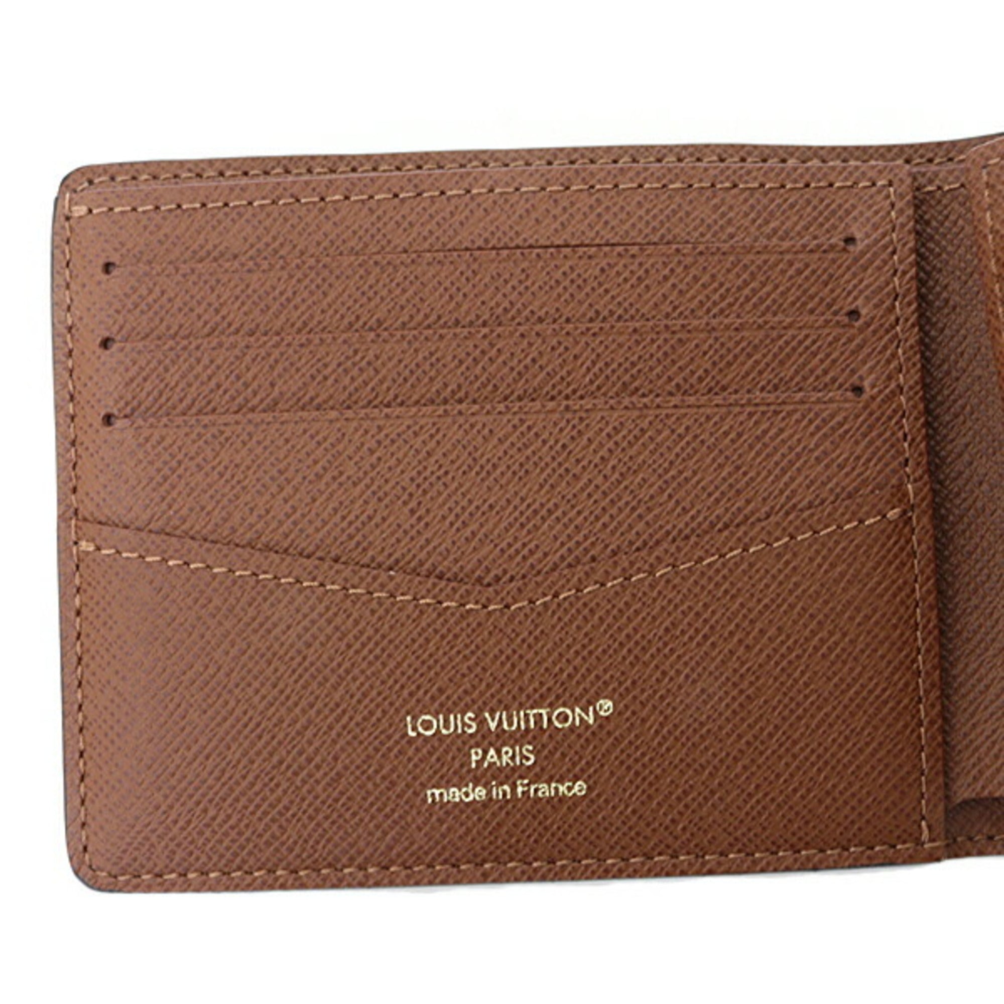Louis Vuitton Monogram Chocolate Monogram Canvas Leather Wallet (Bi-Fold) (Pre-Owned)
