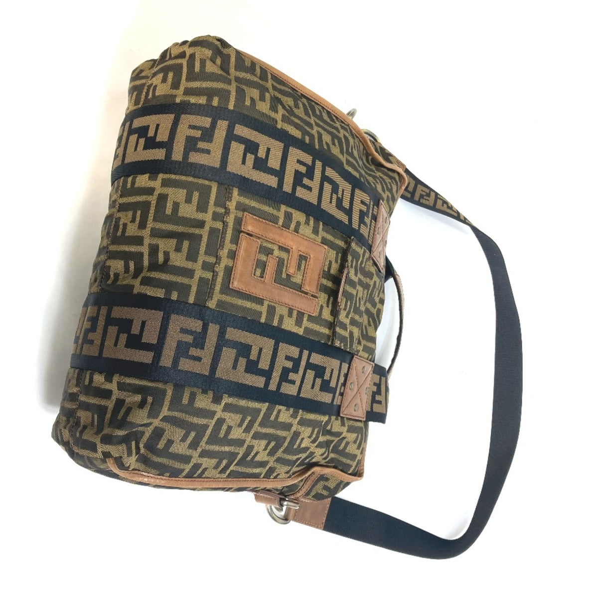 Fendi Brown Leather Tote Bag (Pre-Owned)