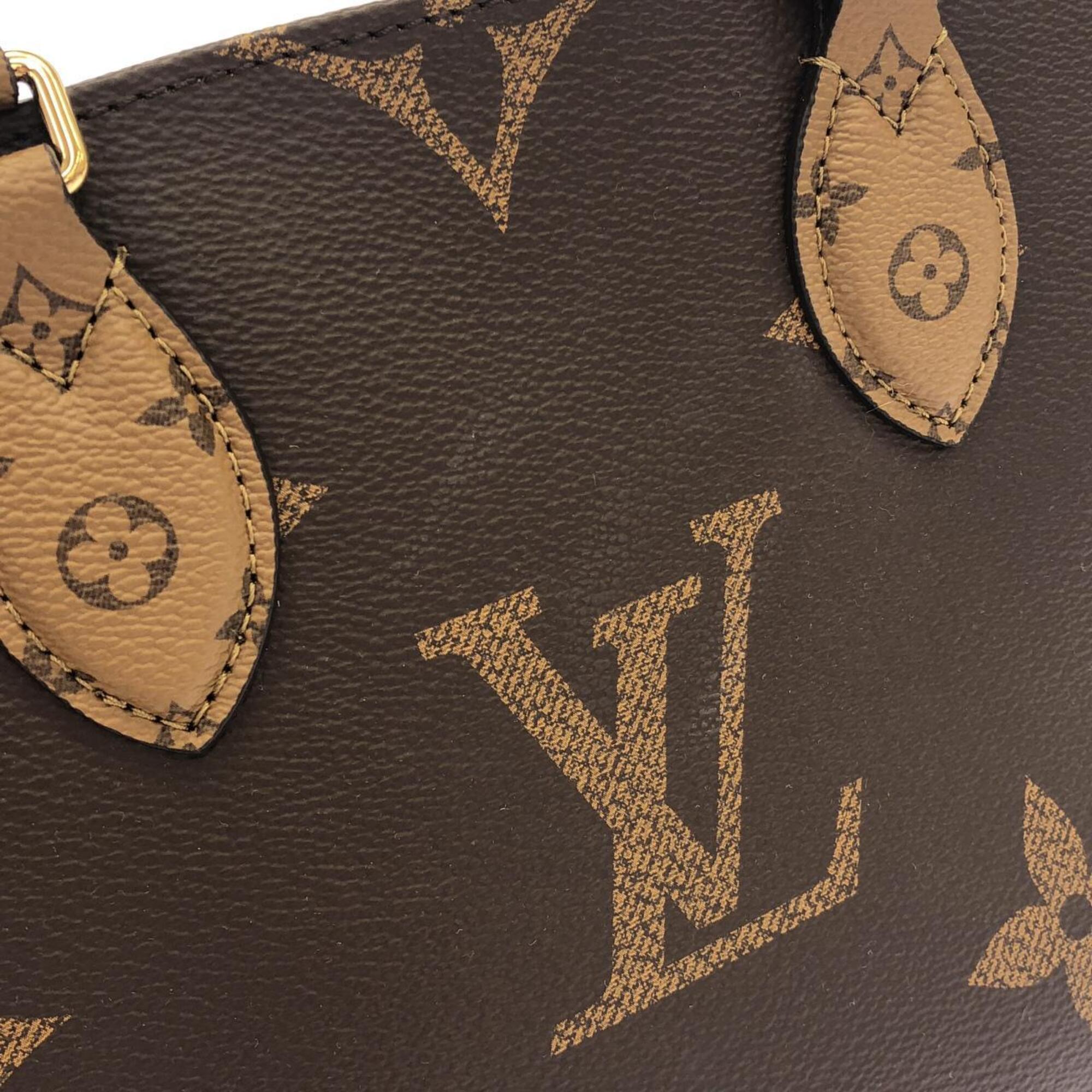 Louis Vuitton Marron Coated Canvas Handbag (Pre-Owned)