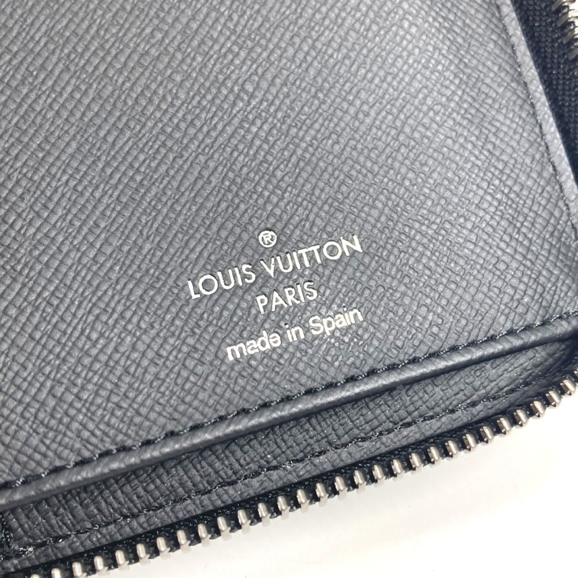 Louis Vuitton Black Monogram Eclipse Canvas Long Wallet (Bi-Fold) (Pre-Owned)