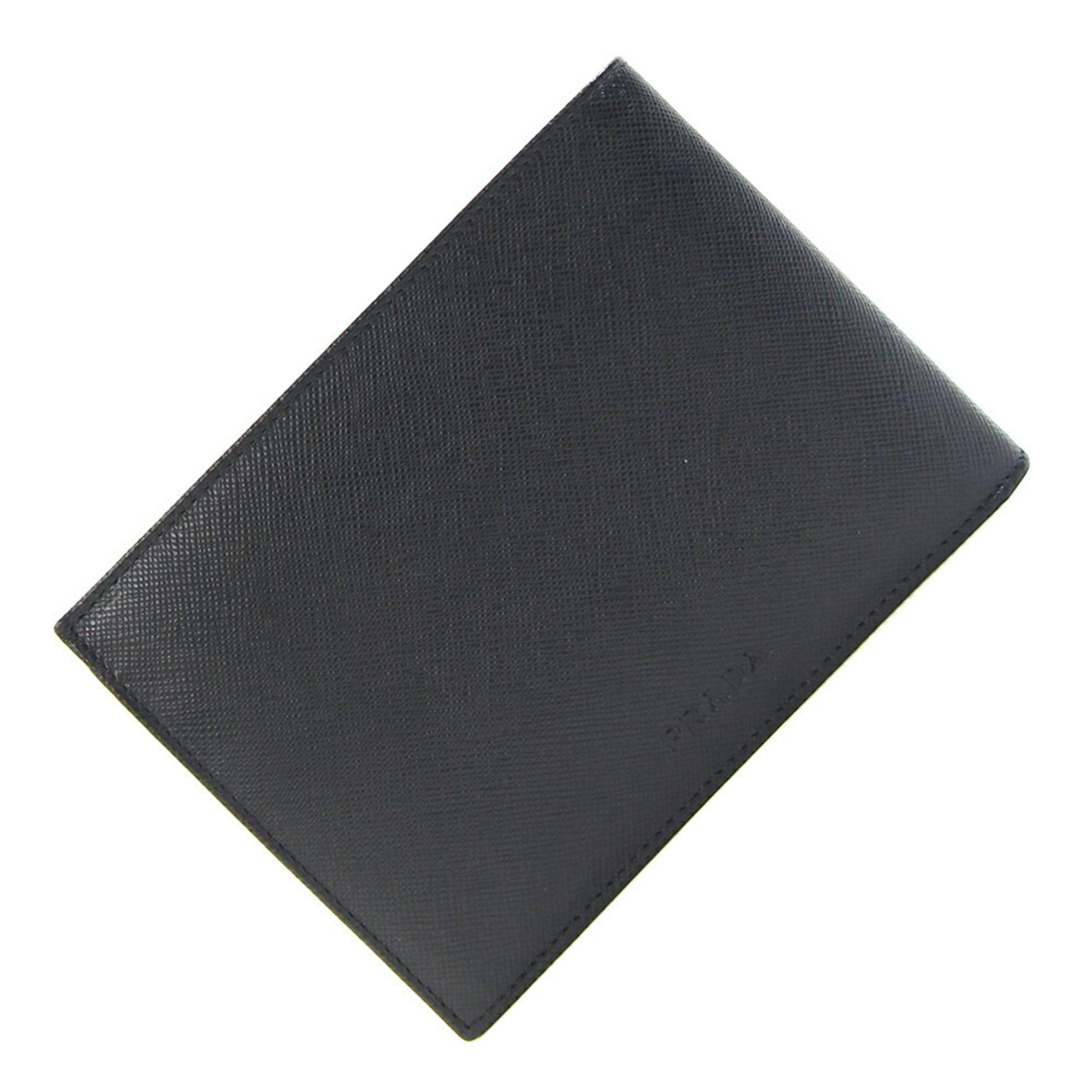 Prada Black Nero Leather Wallet (Bi-Fold) (Pre-Owned)