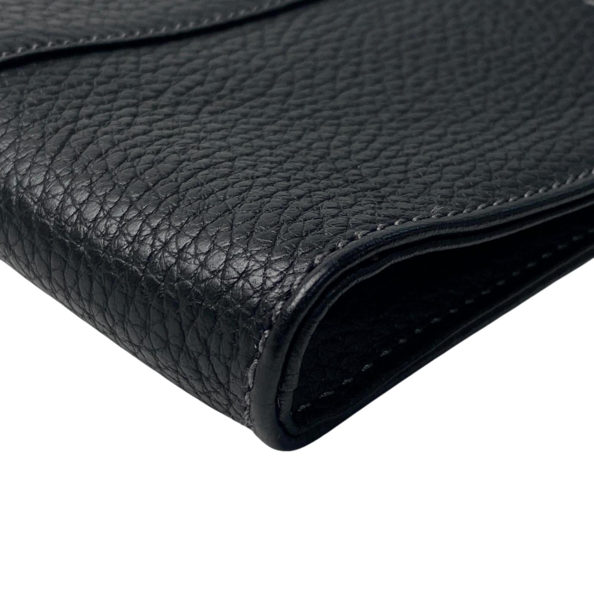 Loewe Black Leather Coin Purse/Coin Case (Pre-Owned)
