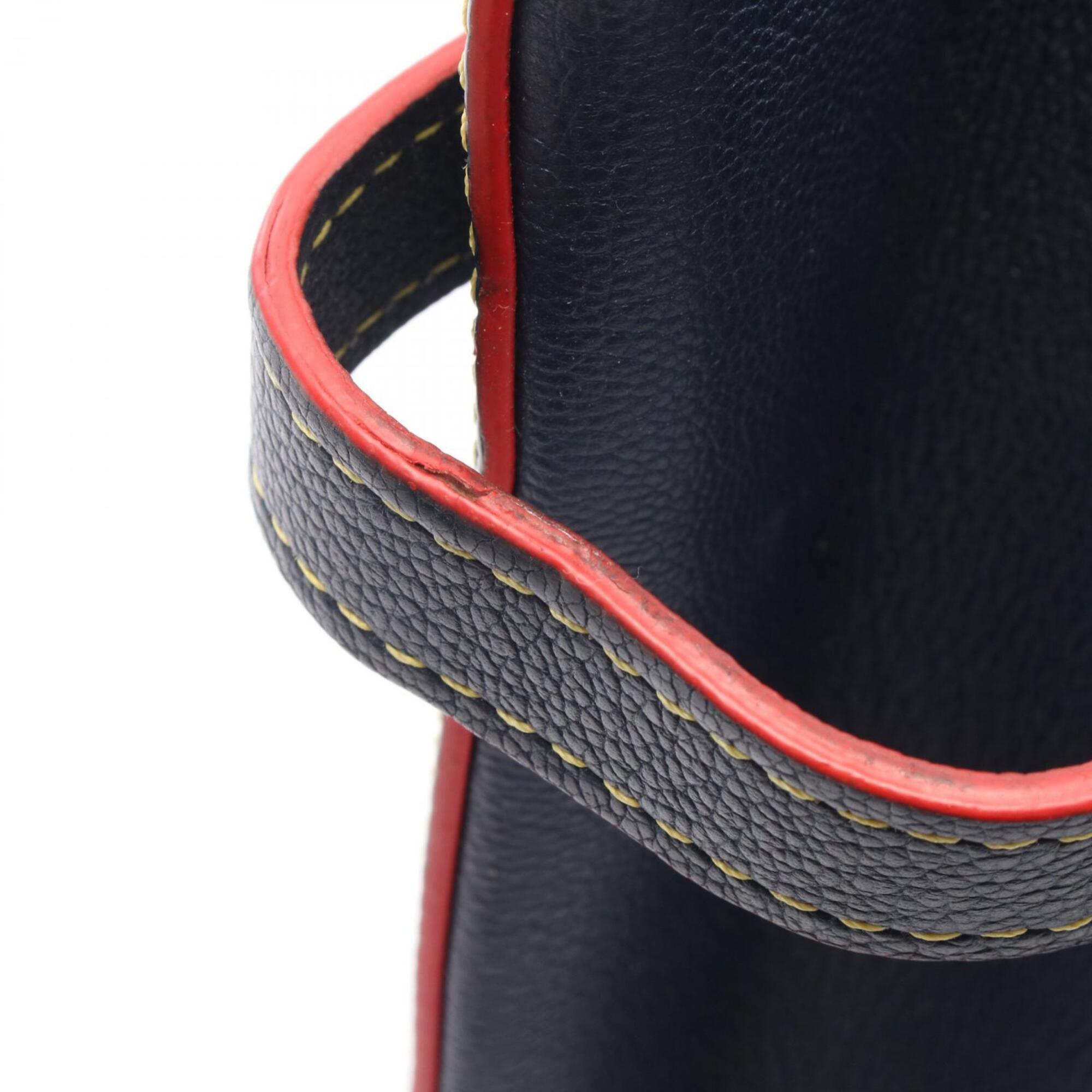 Louis Vuitton Navy Red Color Epi Leather Leather Handbag Tote Bag (Pre-Owned)