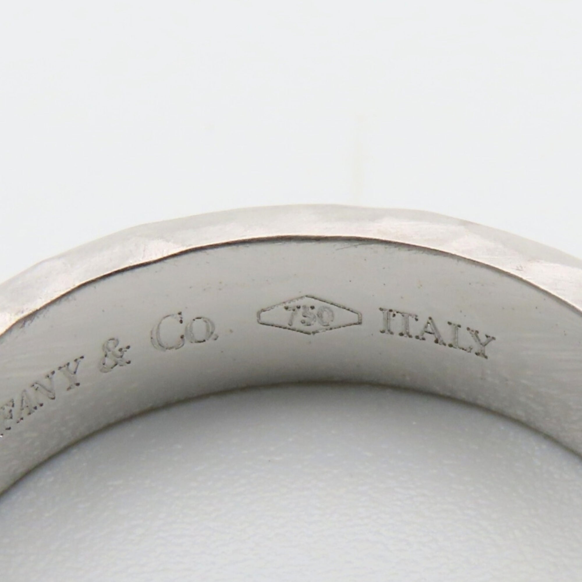 Tiffany White Gold White Gold (18K) Band Ring (Pre-Owned)