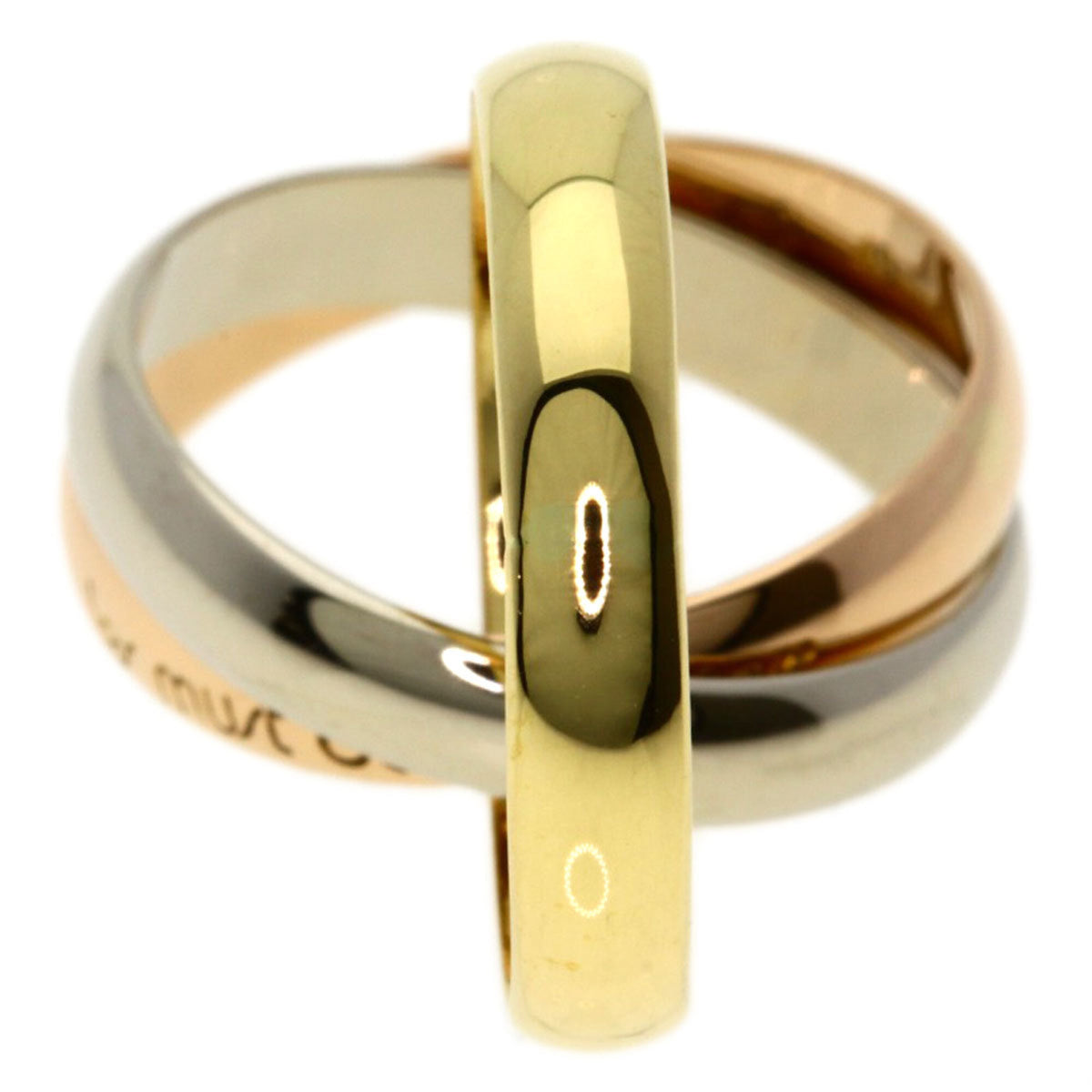 Cartier Trinity Yellow Gold (18K) Pink Gold (18K) White Gold (18K) Band Ring (Pre-Owned)