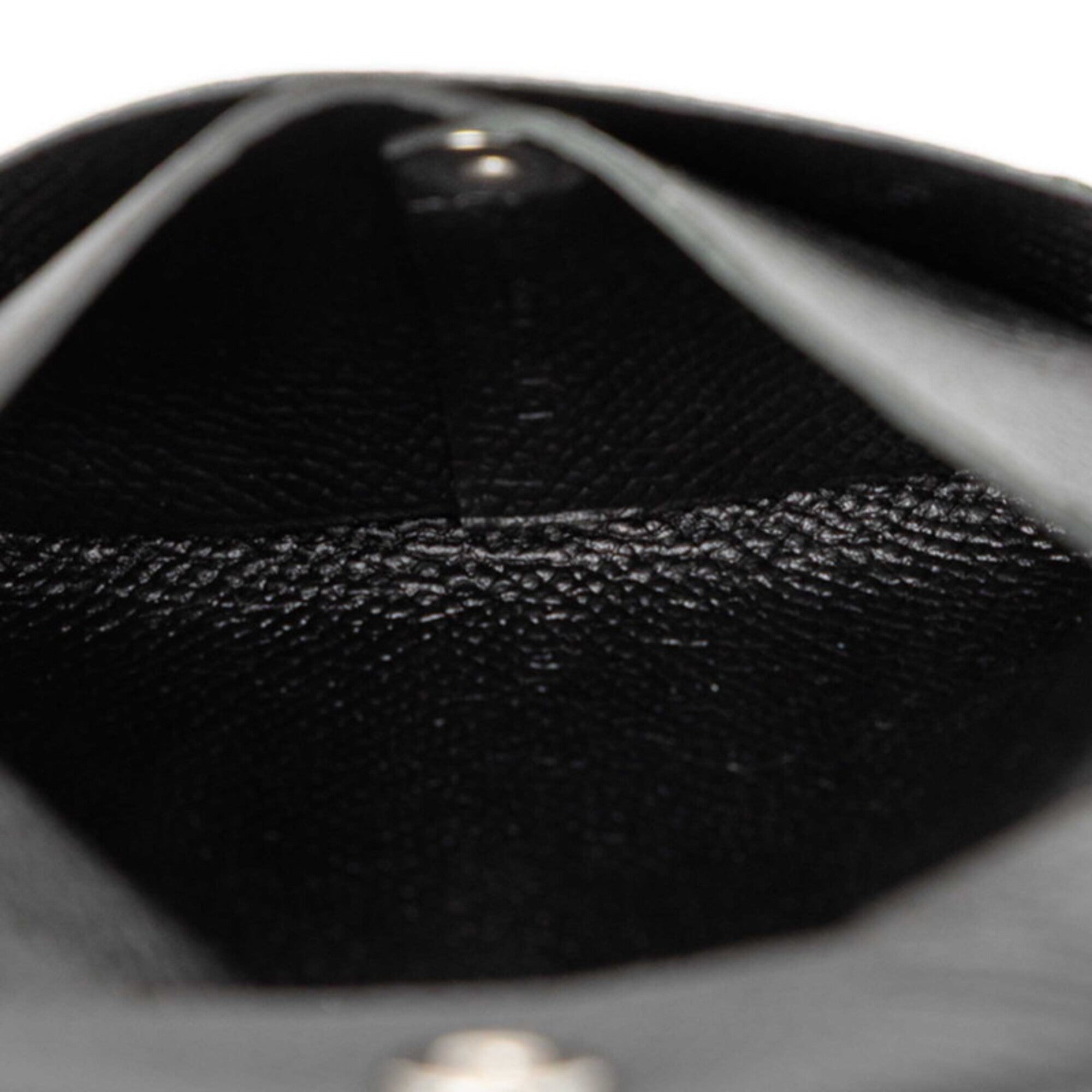 Hermes Black Epsom Leather Coin Purse/Coin Case (Pre-Owned)