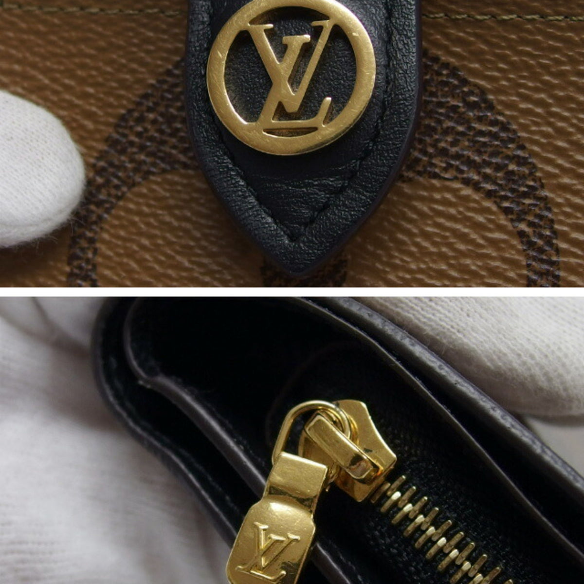 Louis Vuitton Monogram Reverse Galle Monogram Reverse Monogram Reverse Wallet (Bi-Fold) (Pre-Owned)