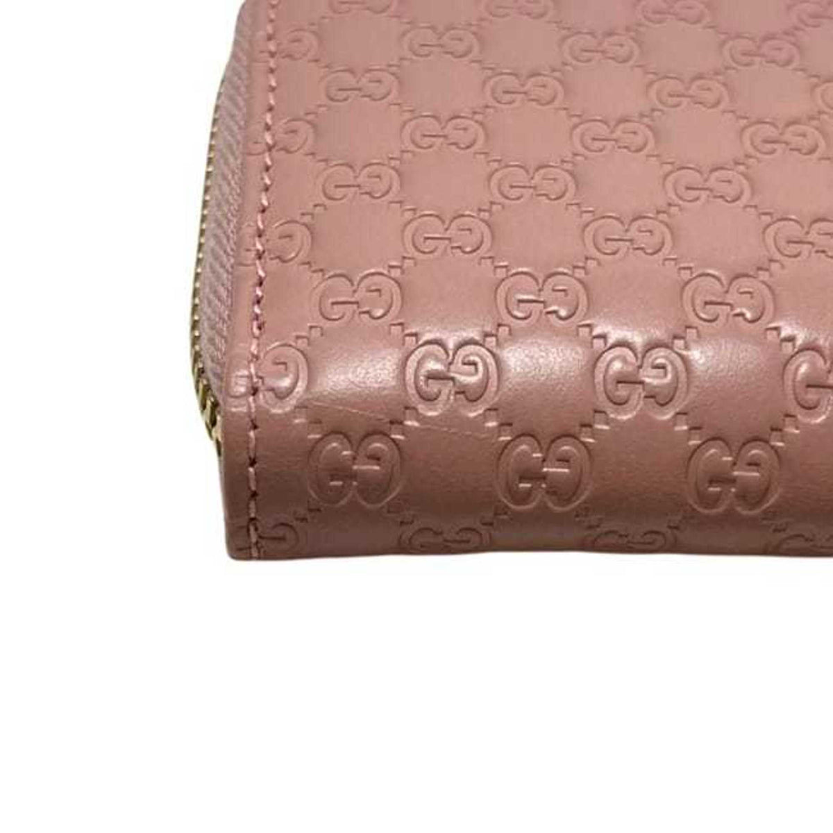 Gucci Microguccissima Pink Leather Coin Purse/Coin Case (Pre-Owned)