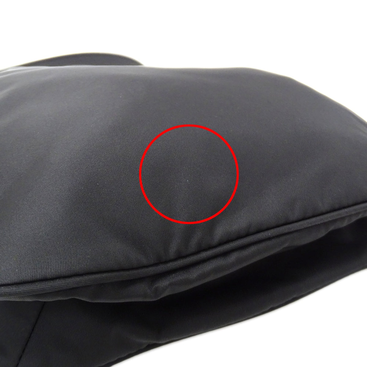 Prada Black Nylon Handbag Shoulder Bag (Pre-Owned)