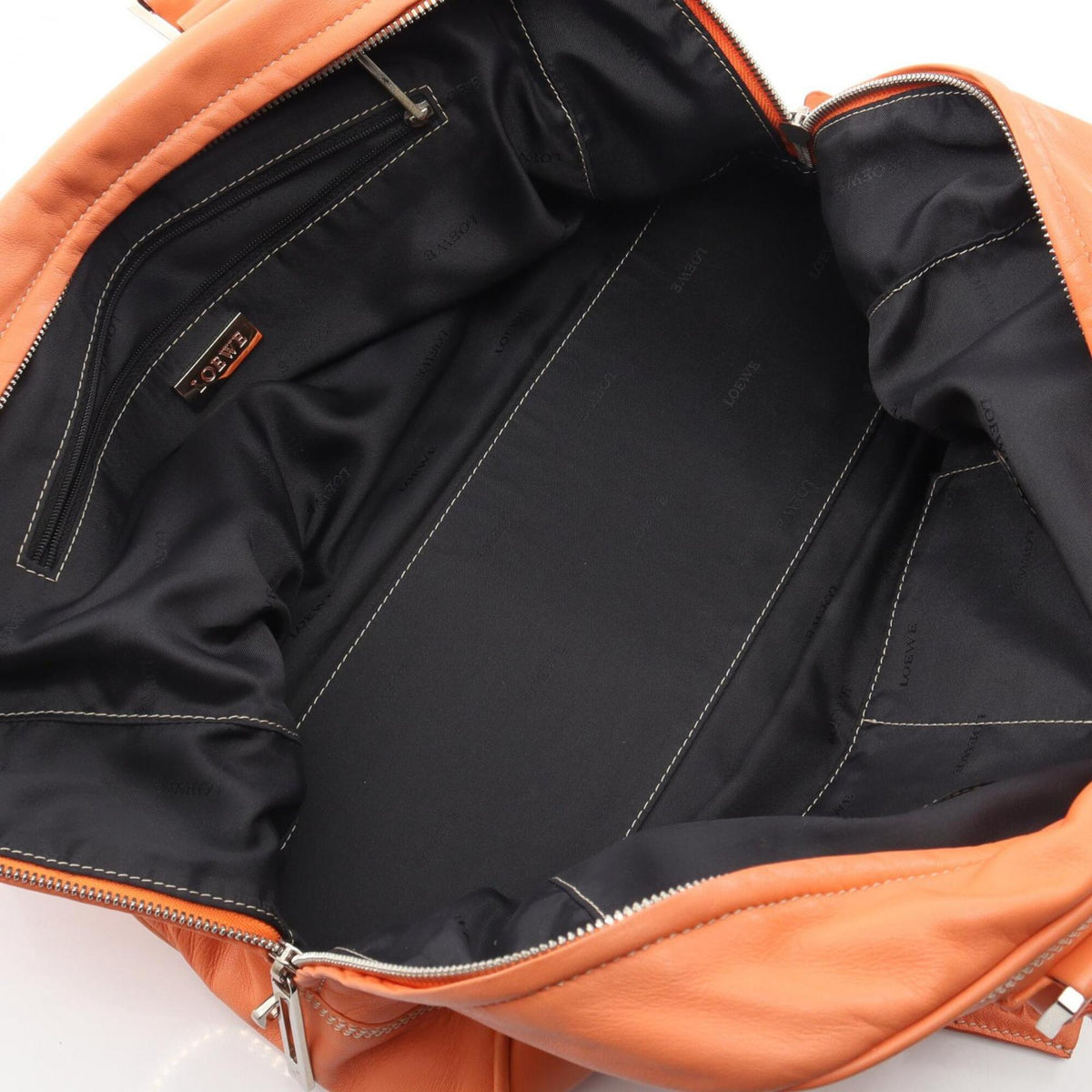 Loewe Orange Leather Handbag (Pre-Owned)