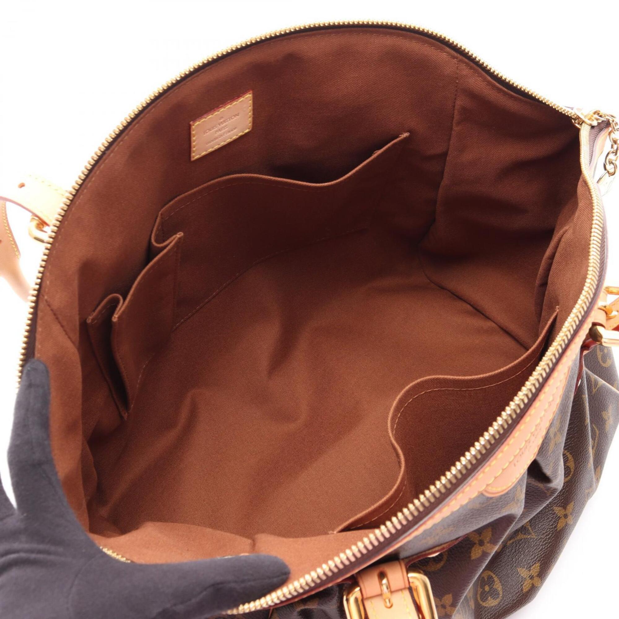 Louis Vuitton Brown Coated Canvas Pvc Monogram Leather Handbag (Pre-Owned)