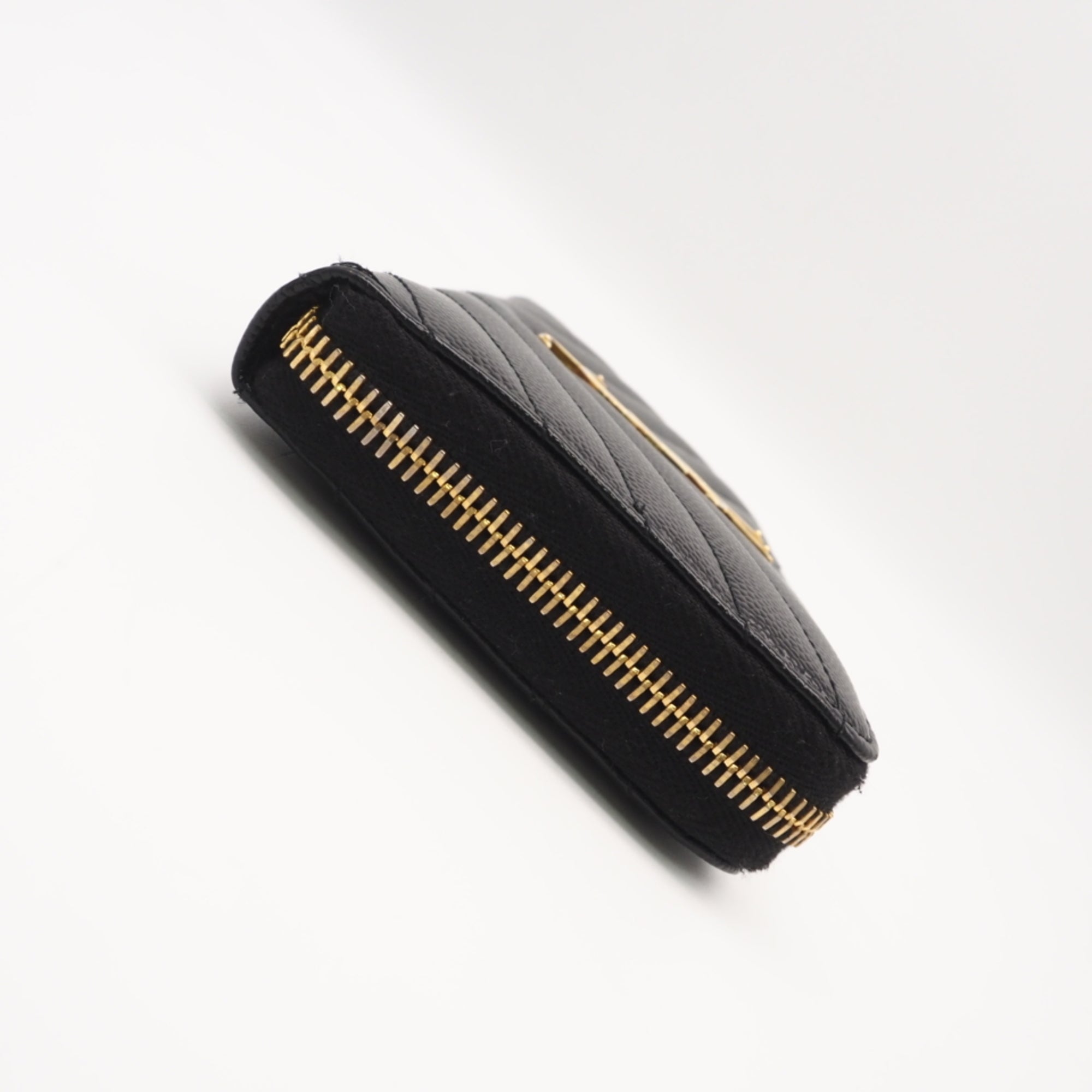 Saint Laurent Black Long Wallet (Bi-Fold) (Pre-Owned)