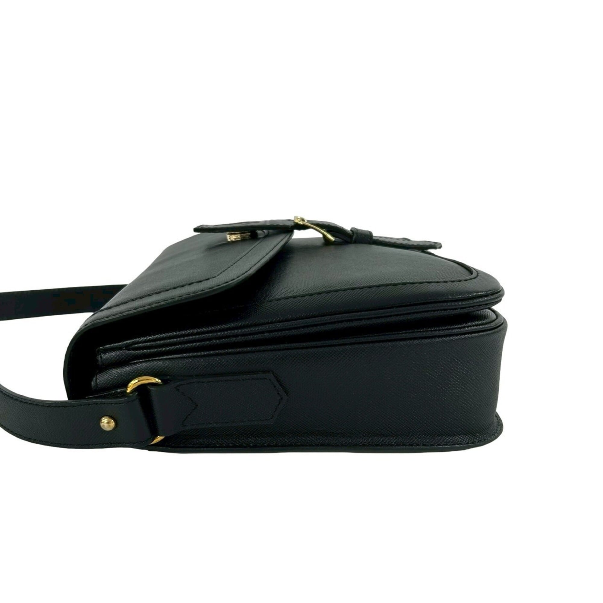 Yves Saint Laurent Black Leather Shoulder Bag (Pre-Owned)