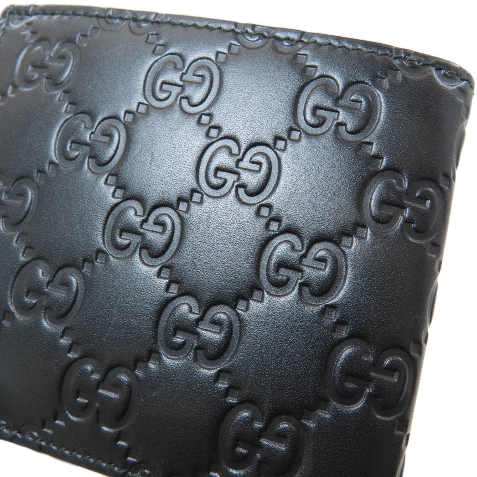 Gucci Black Leather Wallet (Bi-Fold) (Pre-Owned)