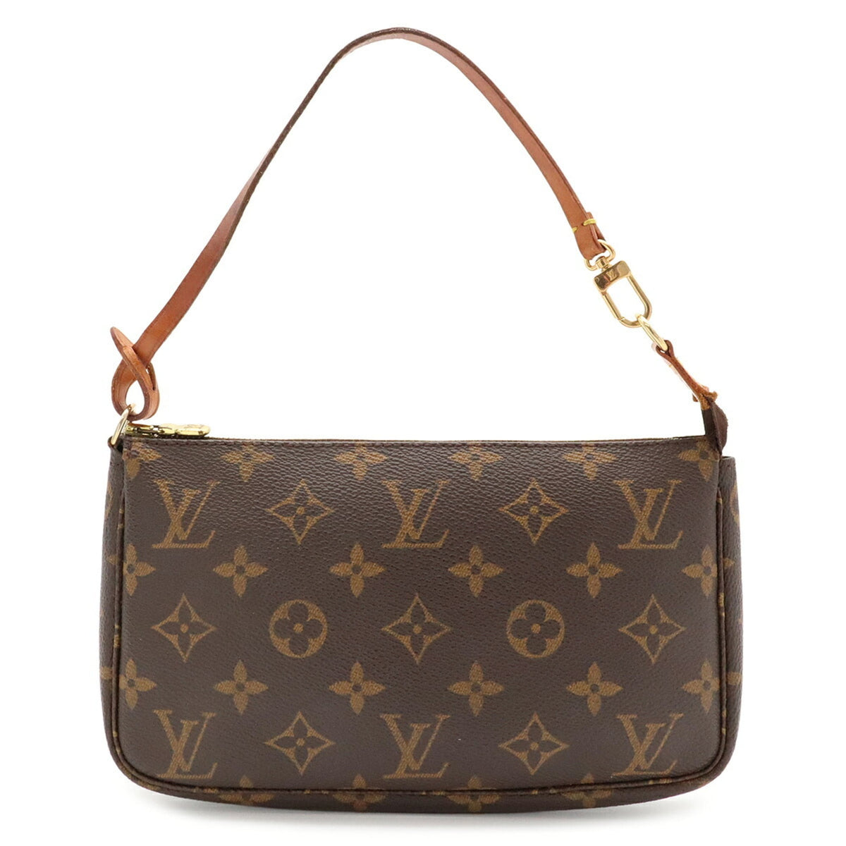 Louis Vuitton Brown Galle Monogram Monogram Handbag Pochette Pouch (Pre-Owned)