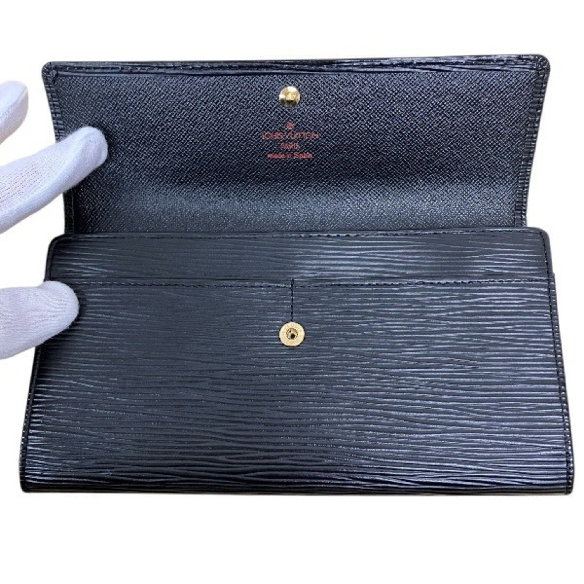 Louis Vuitton Black Noir Epi Leather Coin Purse/Coin Case (Pre-Owned)