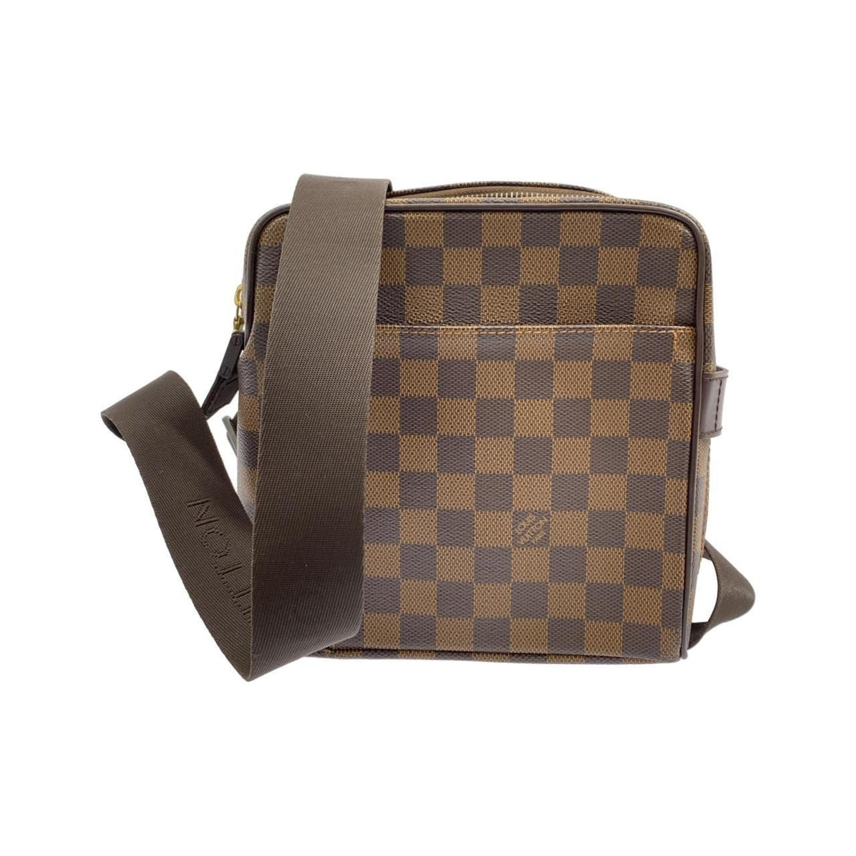 Louis Vuitton Brown Coated Canvas Shoulder Bag (Pre-Owned)
