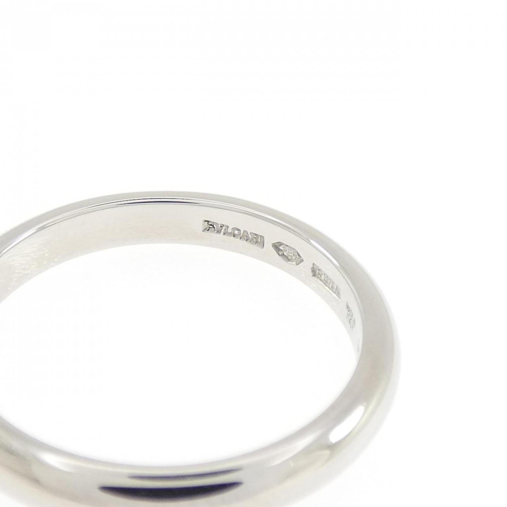 Bvlgari Platinum Platinum 950 Band Ring (Pre-Owned)