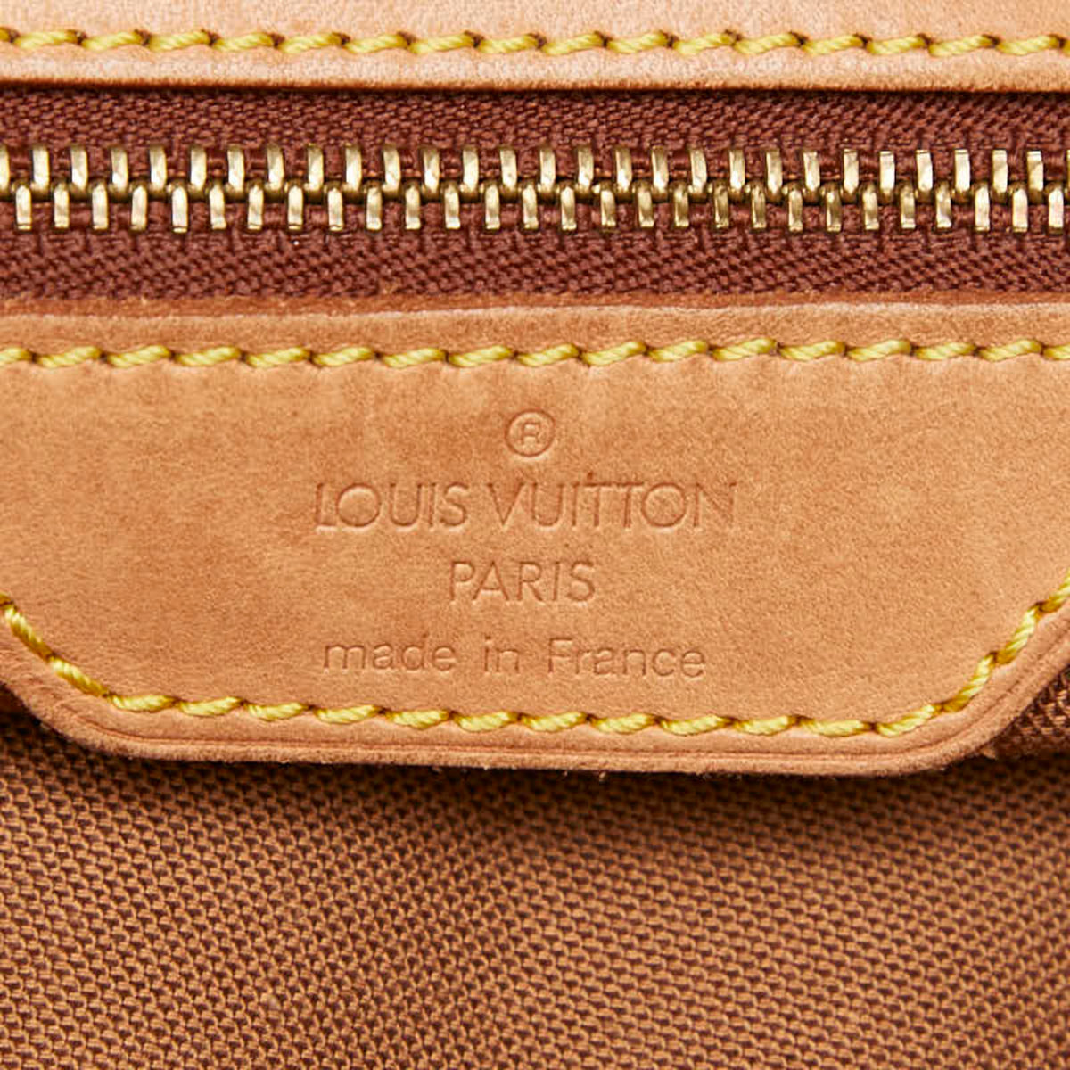 Louis Vuitton Brown Pvc Leather Shoulder Bag Tote Bag (Pre-Owned)