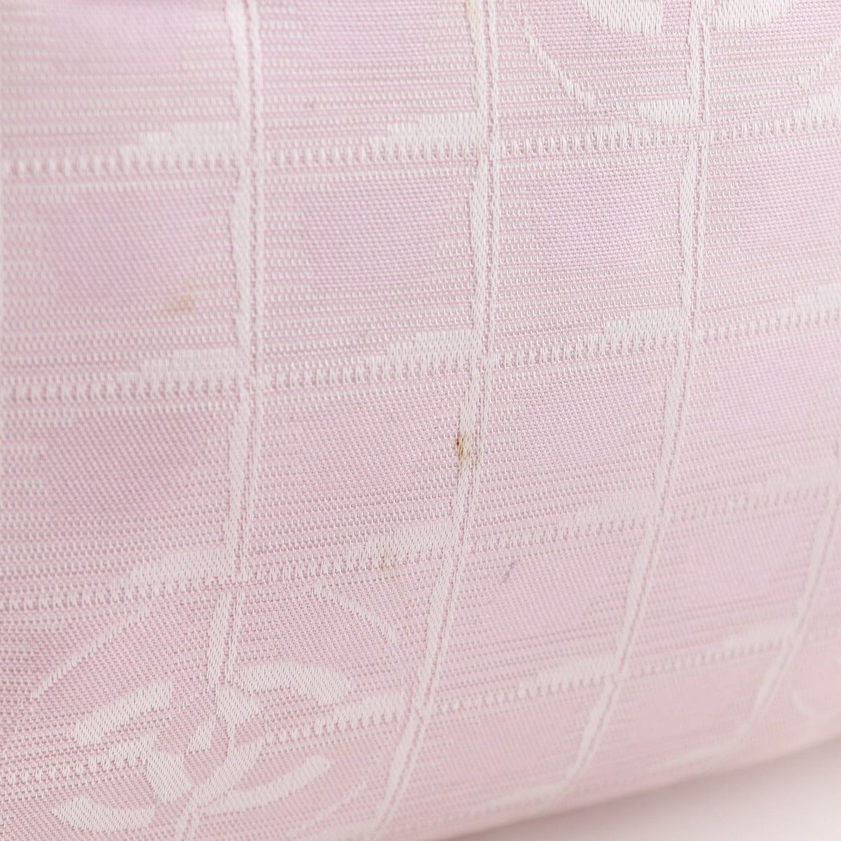 Chanel New Travel Line Pink Nylon Canvas Handbag (Pre-Owned)