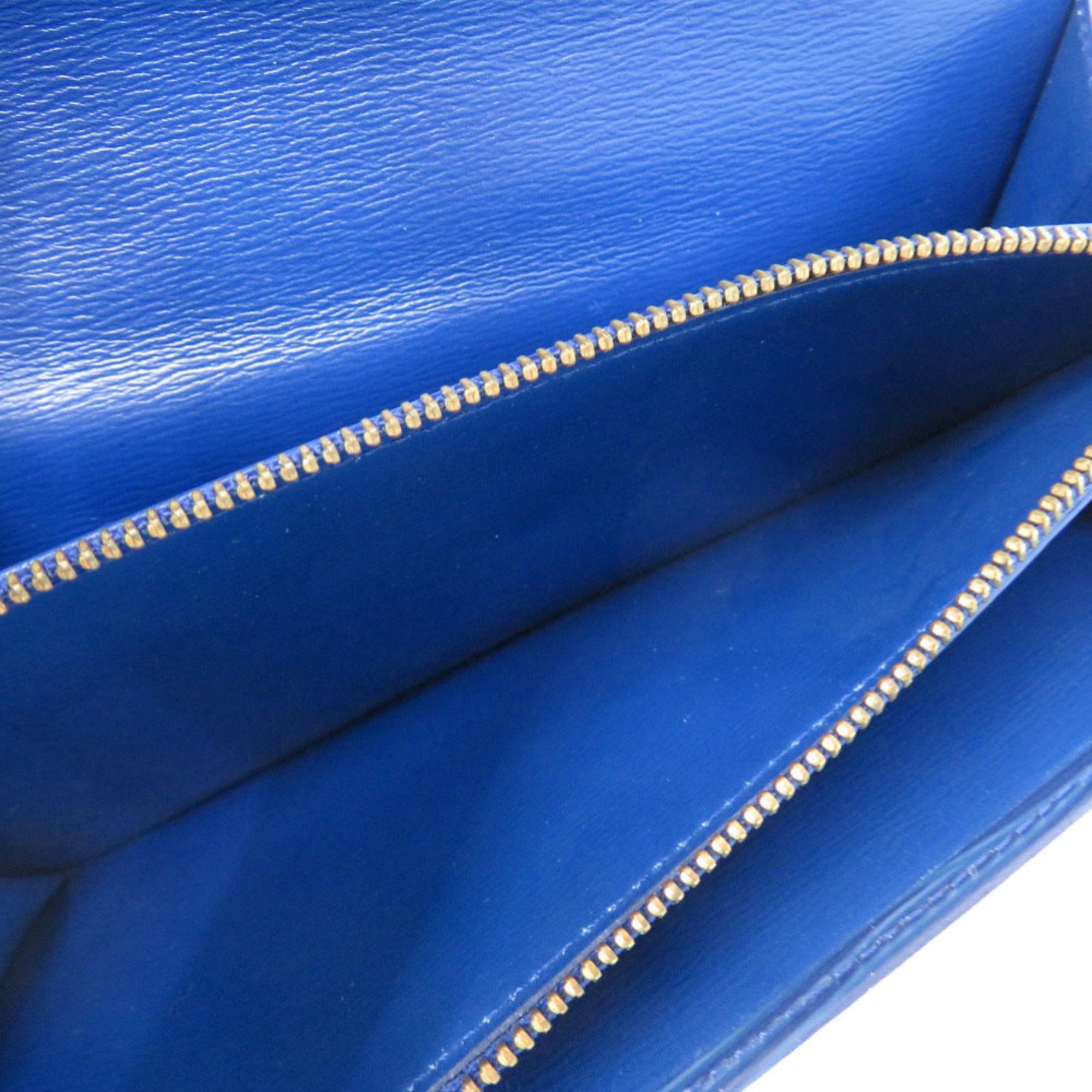 Louis Vuitton Blue Epi Leather Coin Purse/Coin Case (Pre-Owned)