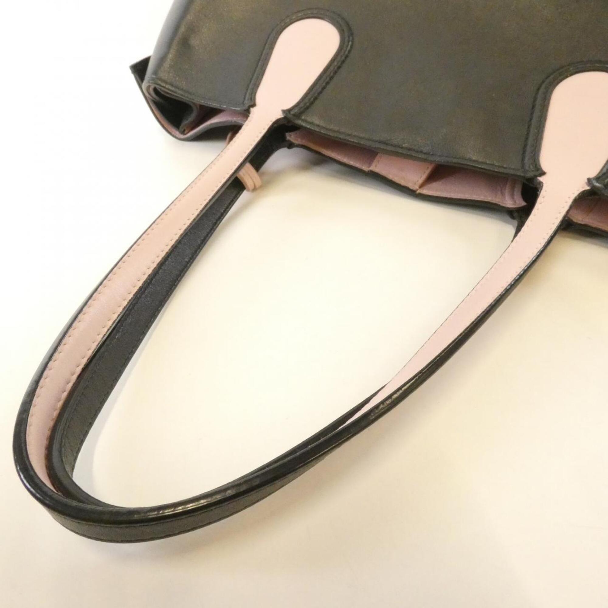 Christian Dior Black Pink Leather Handbag (Pre-Owned)