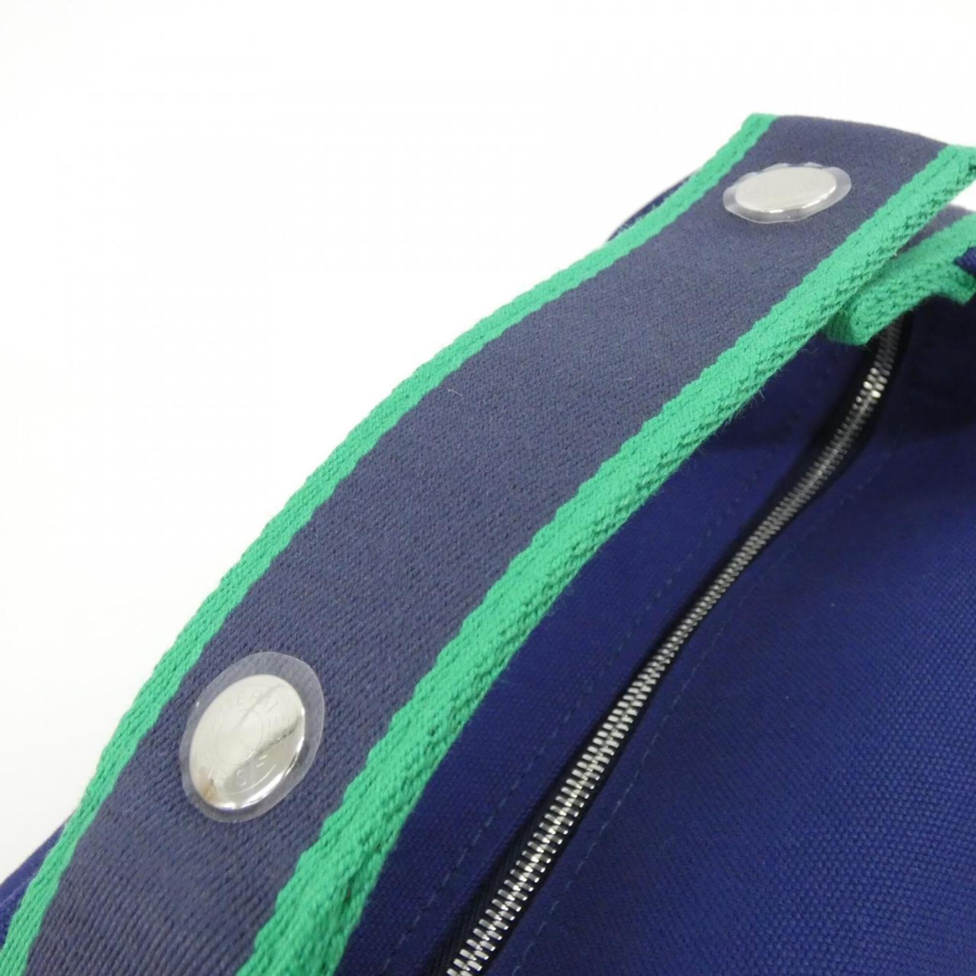 Hermes Blue Canvas Handbag Pouch (Pre-Owned)