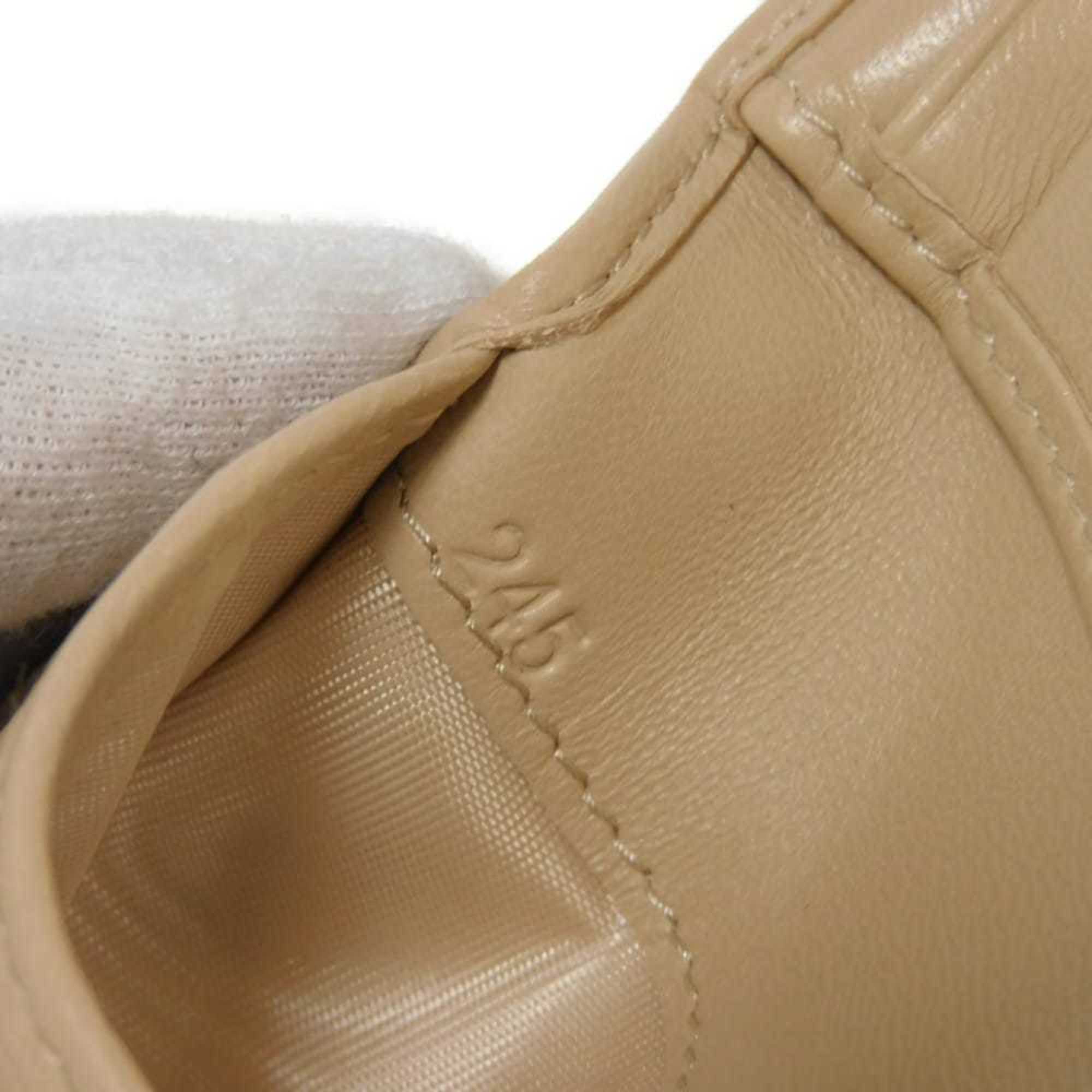 Miu Miu Beige Leather Wallet (Tri-Fold) (Pre-Owned)