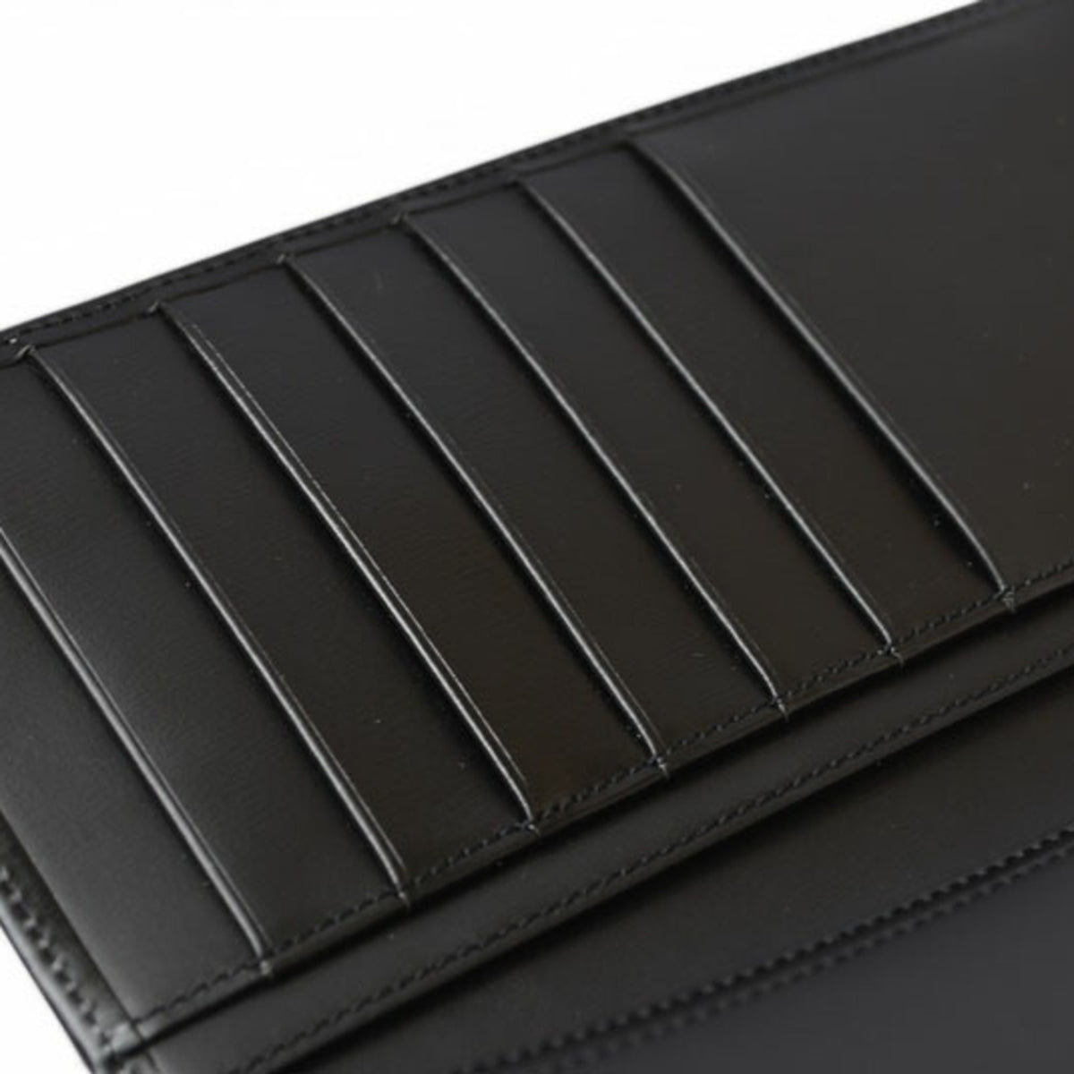 Cartier Pasha Black Leather Long Wallet (Bi-Fold) (Pre-Owned)