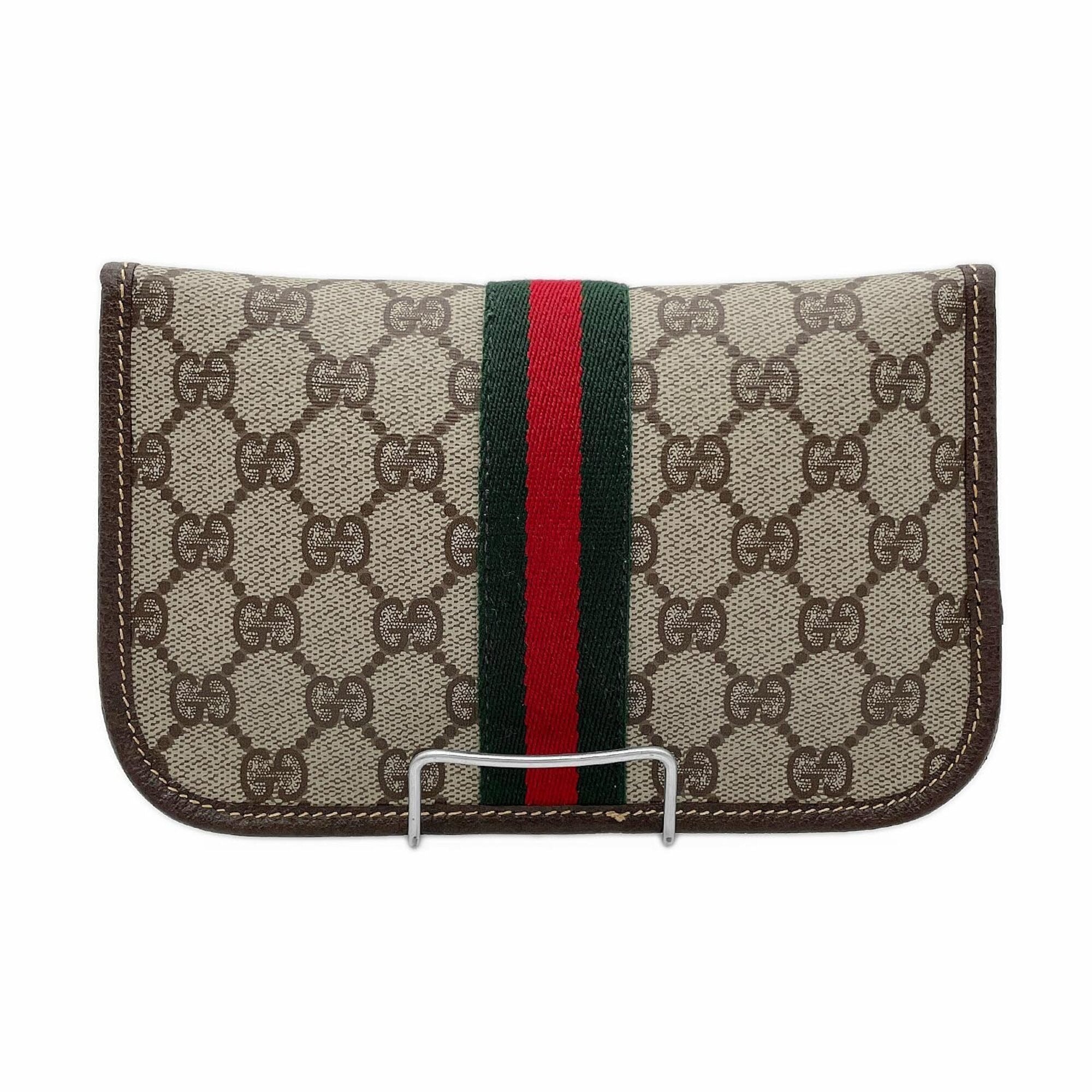 Gucci Brown Pvc Leather Pouch (Pre-Owned)