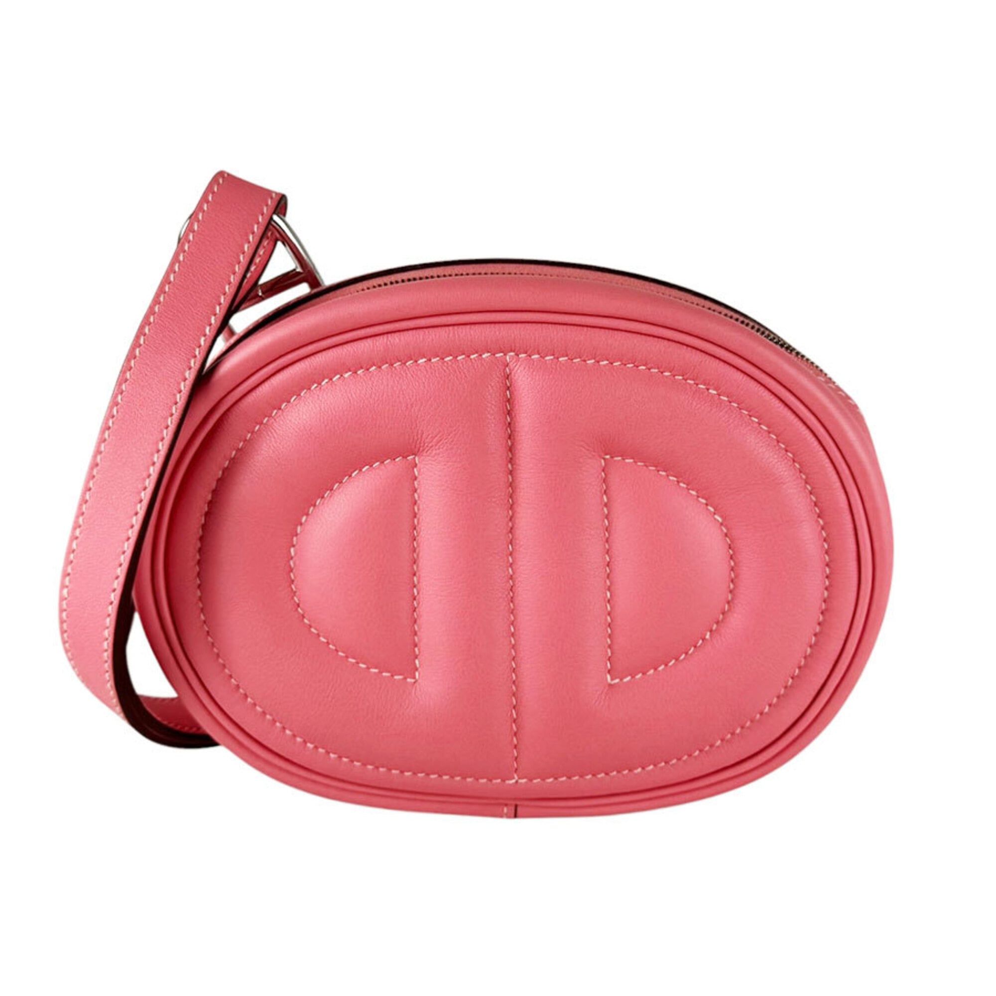 Hermes Pink Swift Leather Shoulder Bag (Pre-Owned)