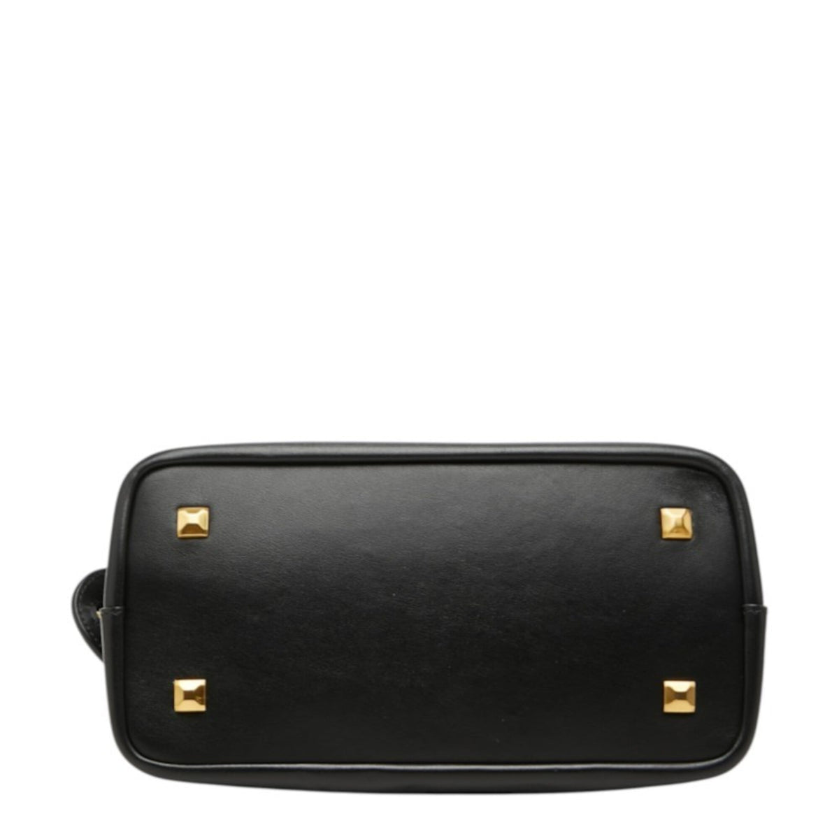 Mcm Black Leather Handbag Shoulder Bag (Pre-Owned)