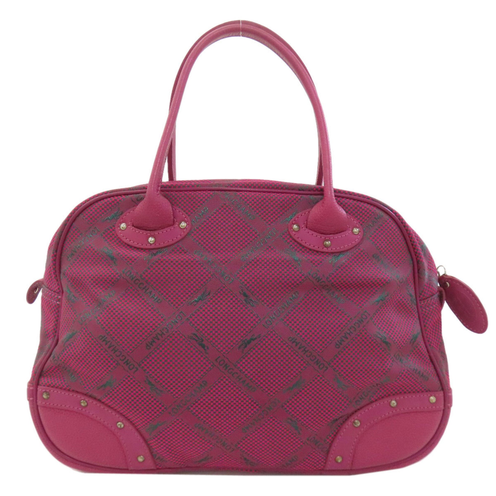 Longchamp Pink Nylon Handbag (Pre-Owned)