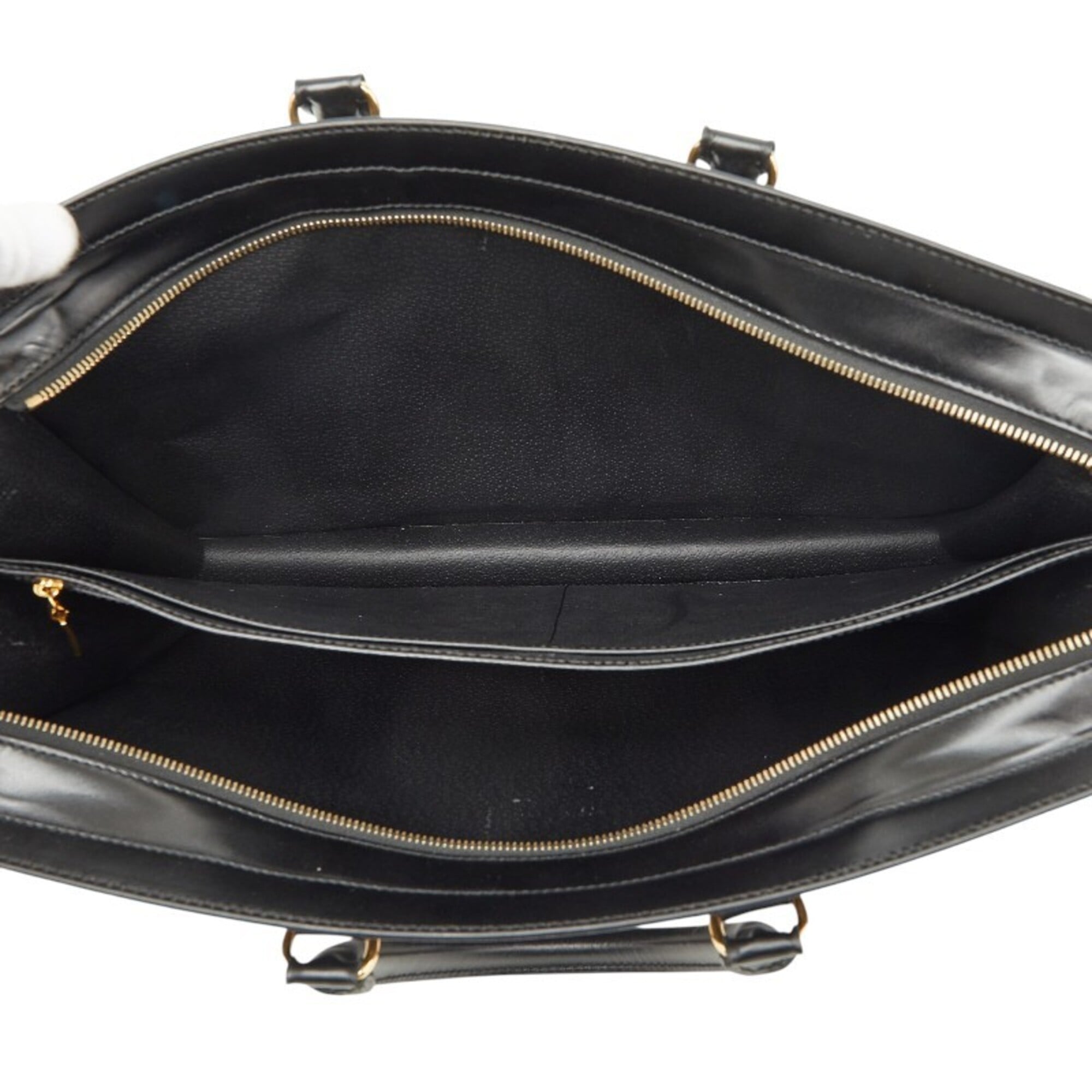 Celine Black Brown Pvc Leather Handbag (Pre-Owned)