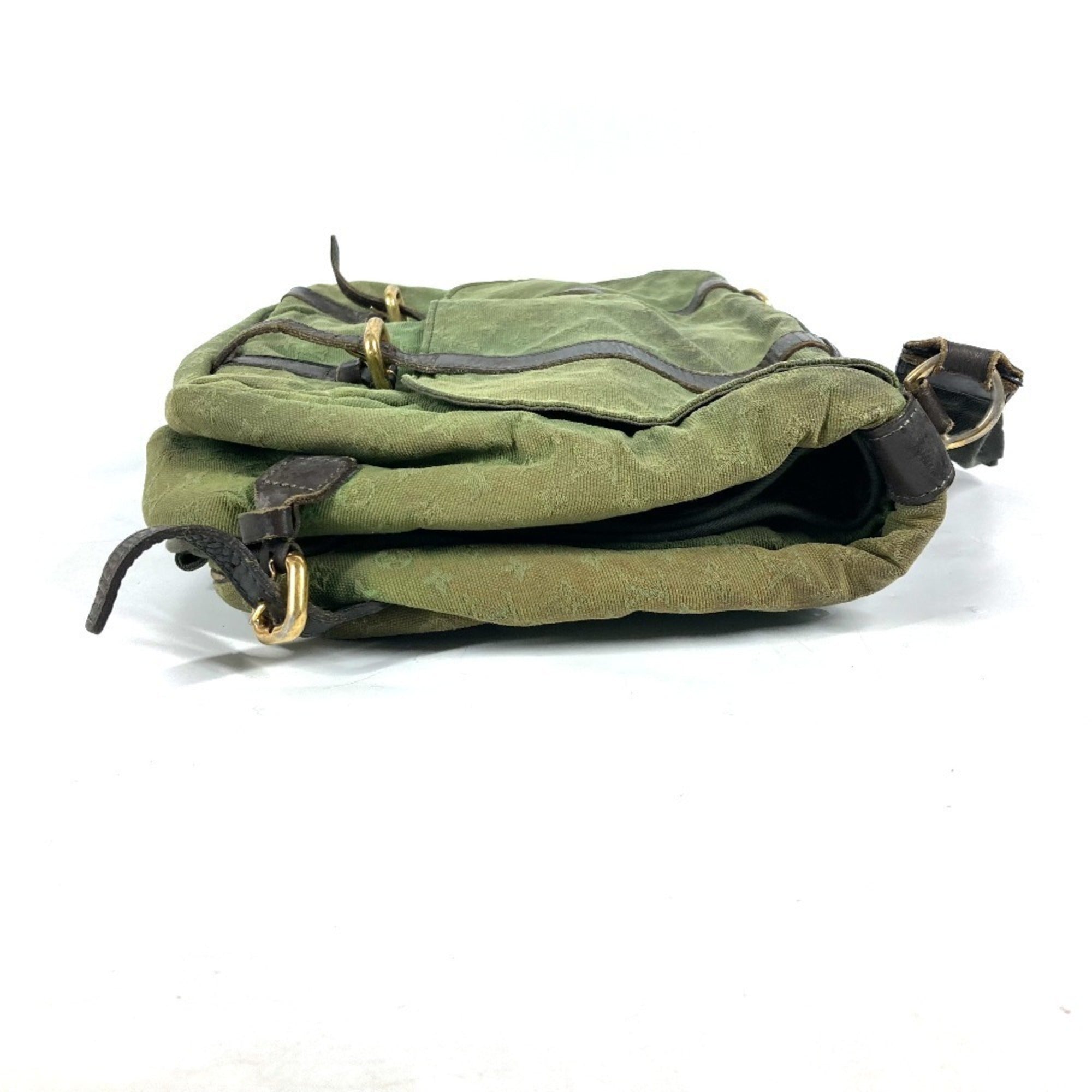 Louis Vuitton Khaki Monogram Mini Canvas Shoulder Bag (Pre-Owned)