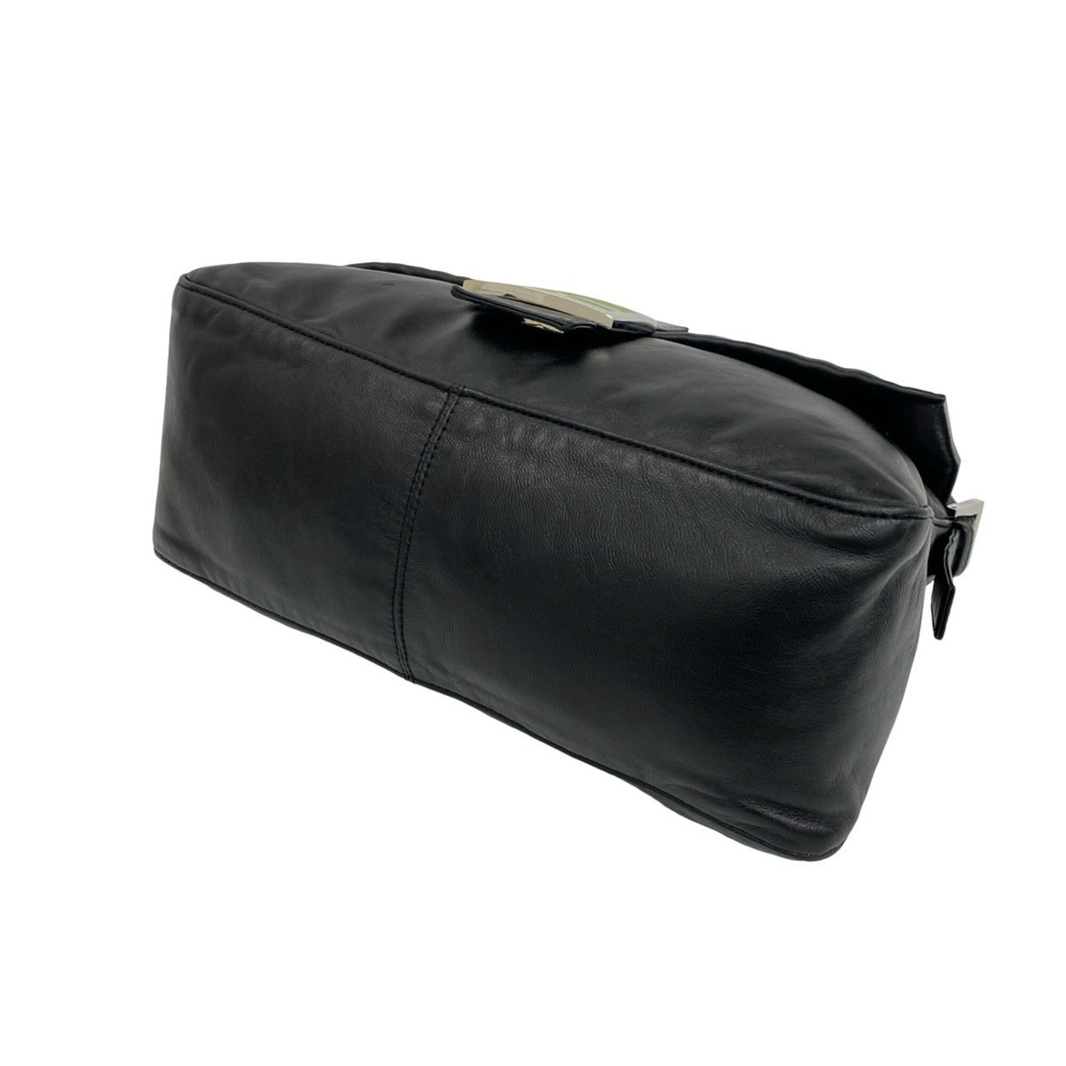 Fendi Black Leather Handbag Shoulder Bag (Pre-Owned)