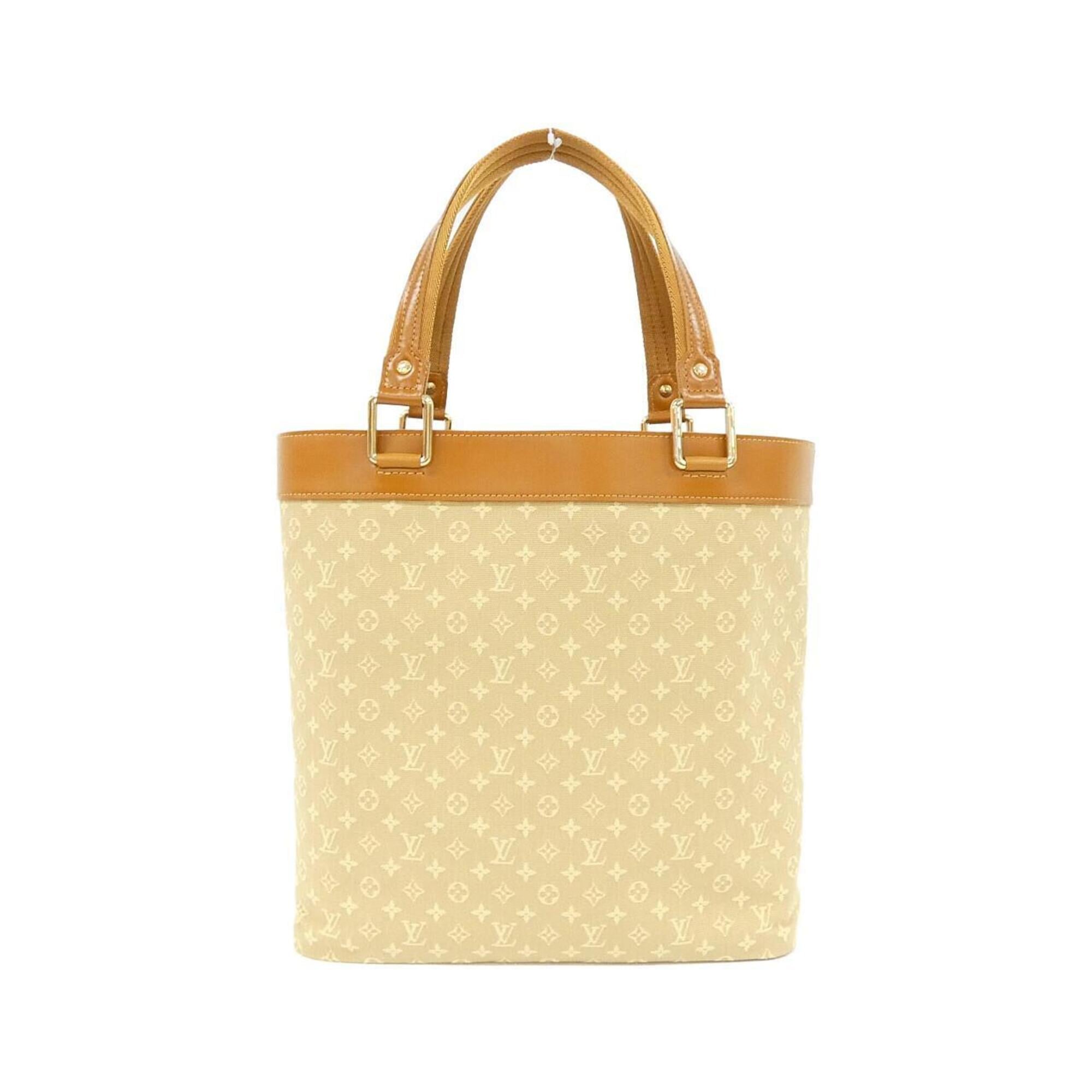 Louis Vuitton Monogram Mini Beige Canvas Shoulder Bag (Pre-Owned)