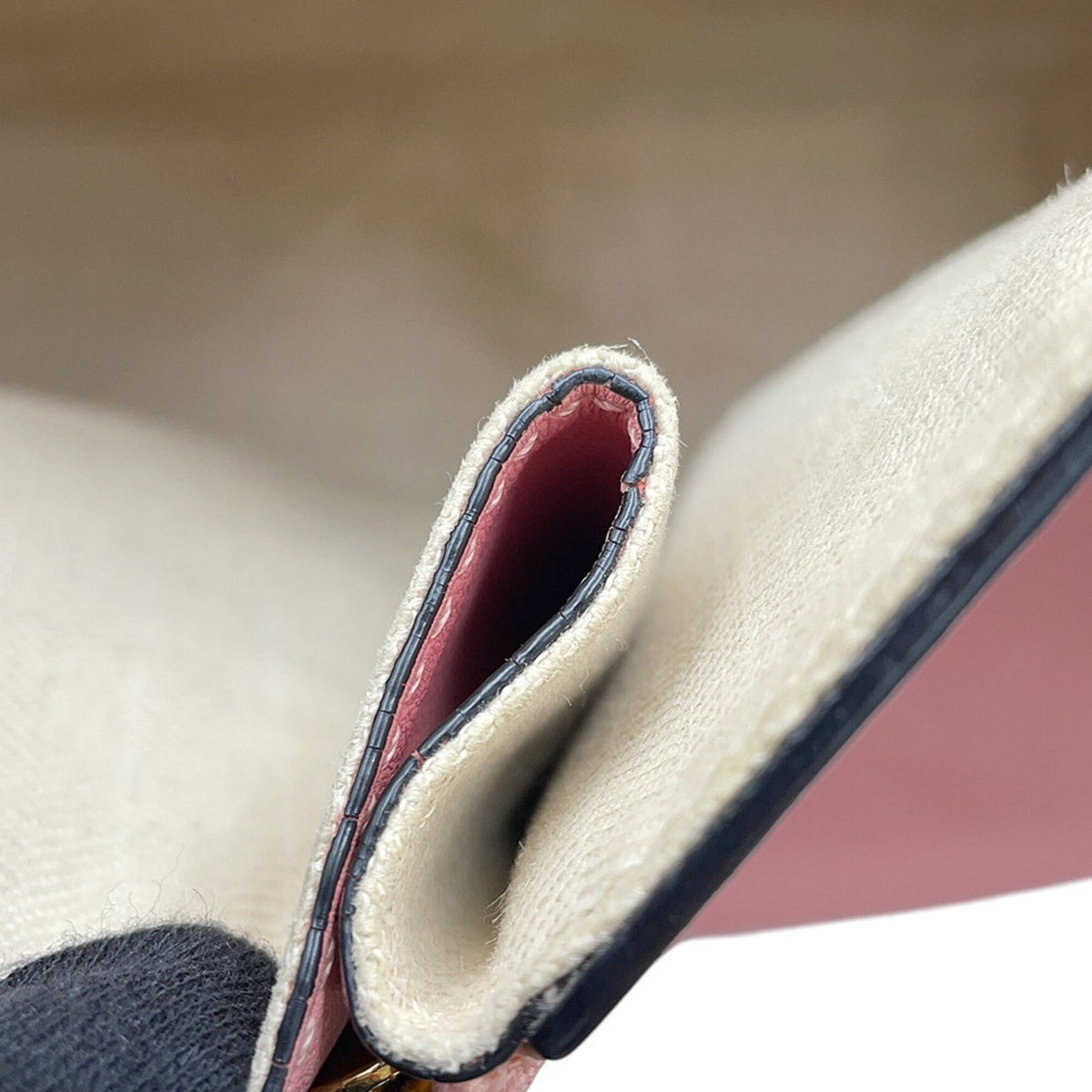 Loewe Brown Pink Leather Handbag Shoulder Bag (Pre-Owned)