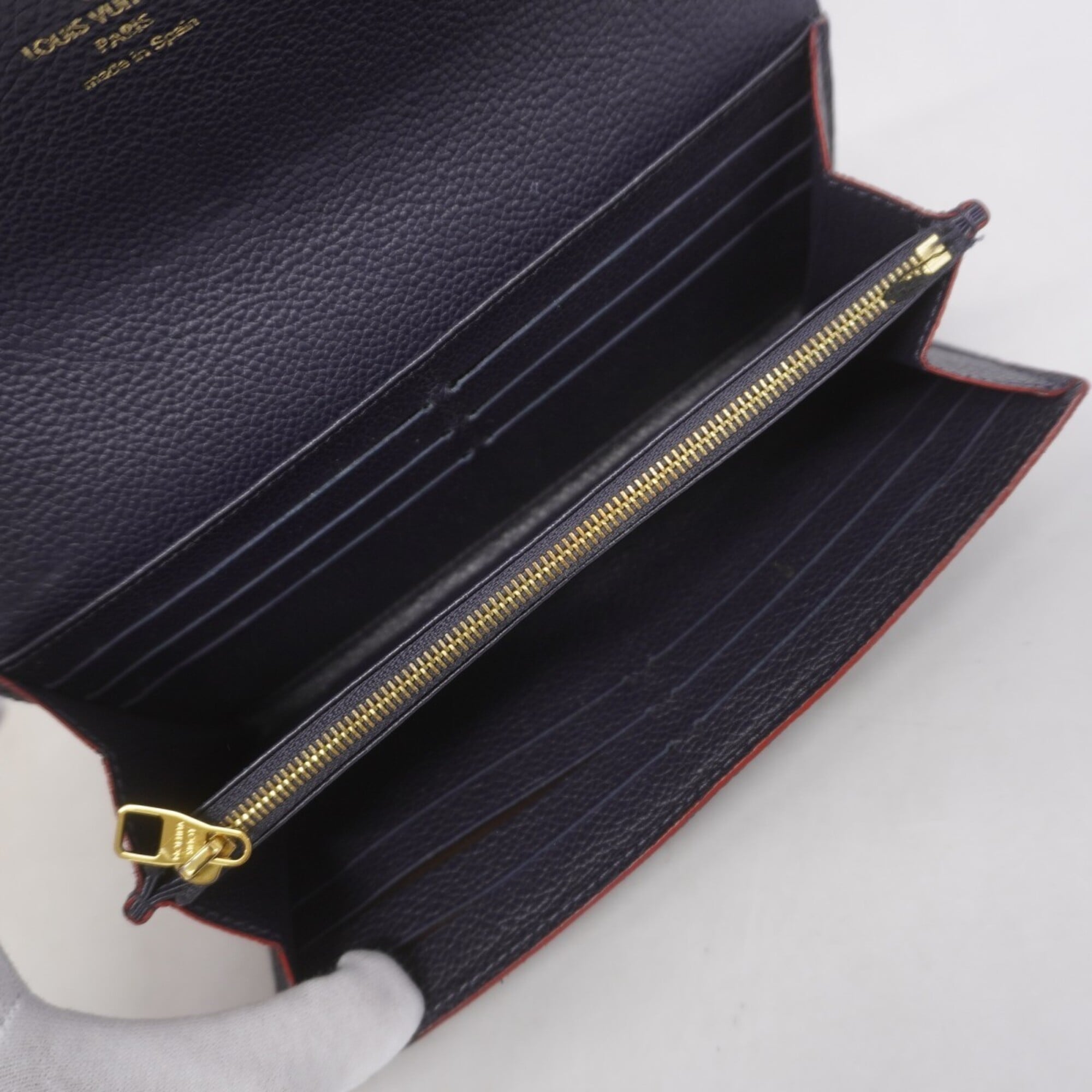 Louis Vuitton Marine Rouge Long Wallet (Bi-Fold) (Pre-Owned)