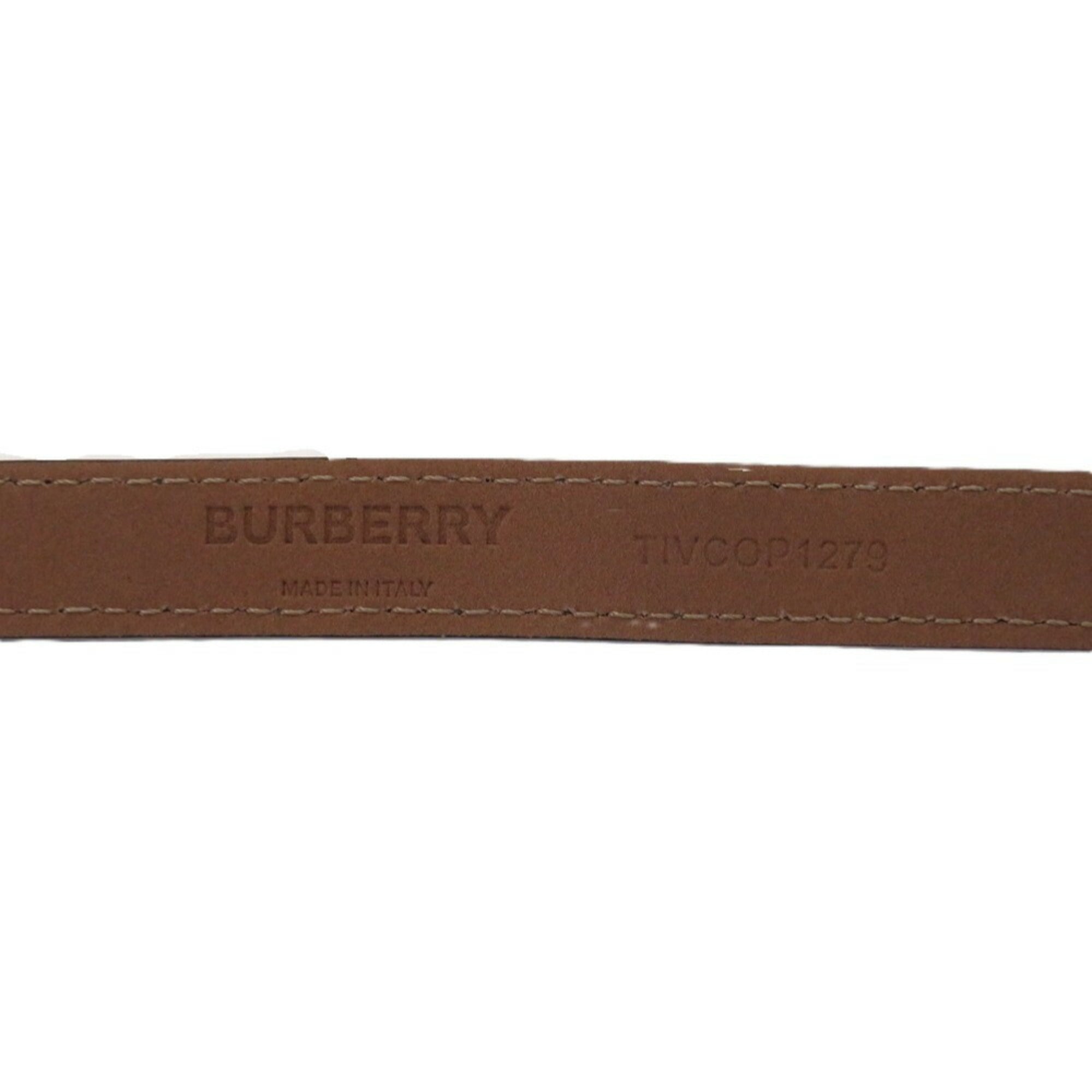 Burberry Gray Leather Fanny Pack Pouch (Pre-Owned)