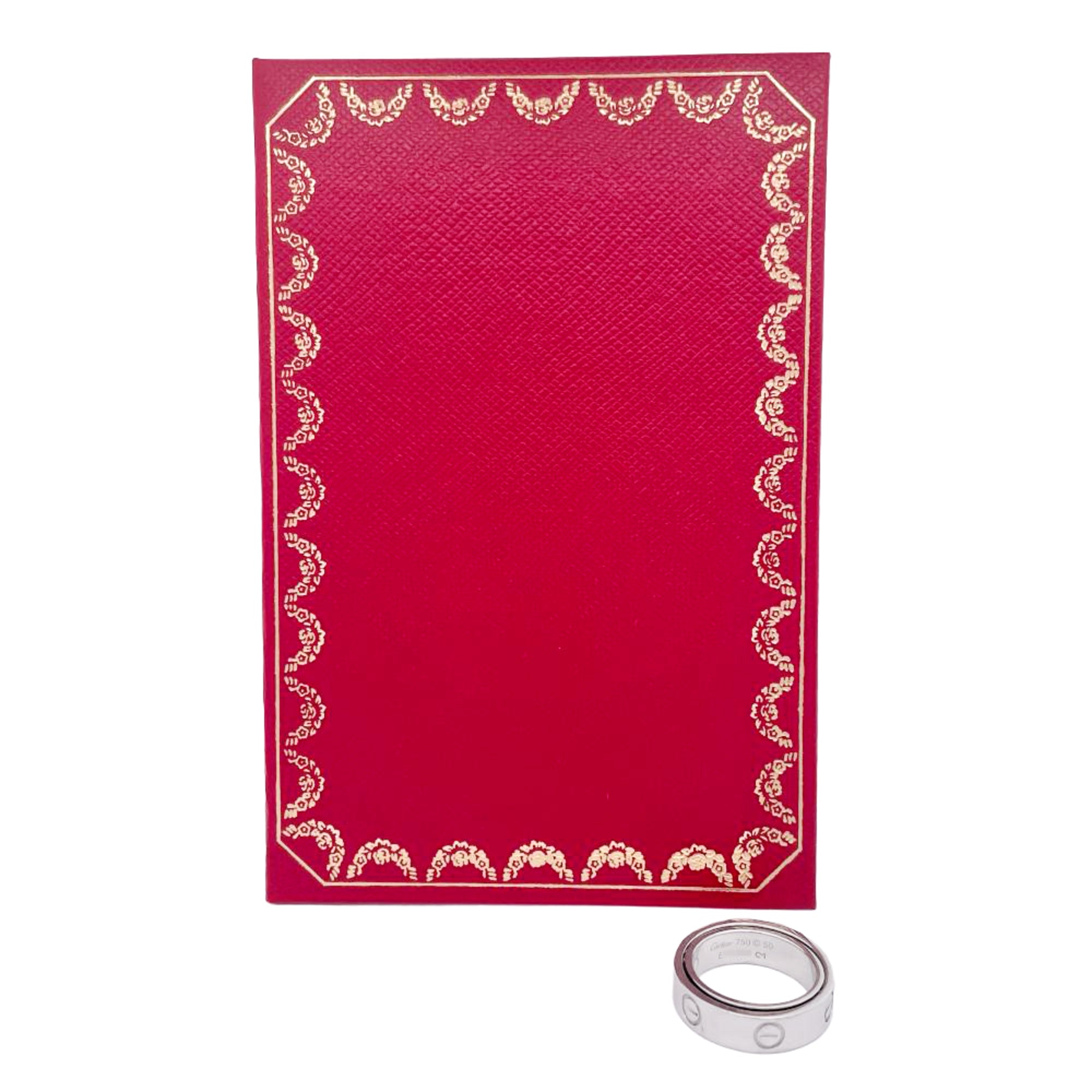 Cartier Love White Gold (18K) Band Ring (Pre-Owned)