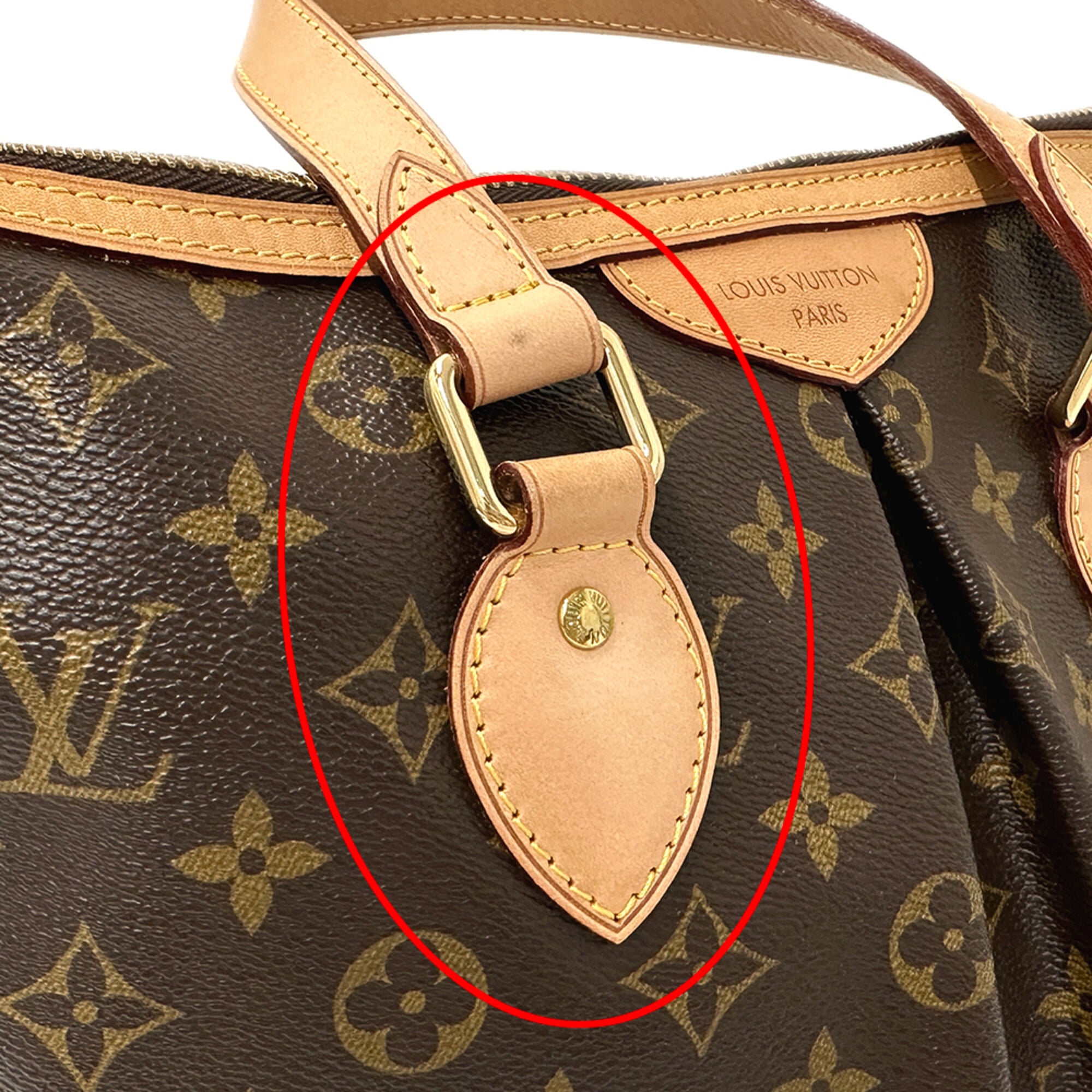 Louis Vuitton Brown Monogram Canvas Handbag Shoulder Bag (Pre-Owned)