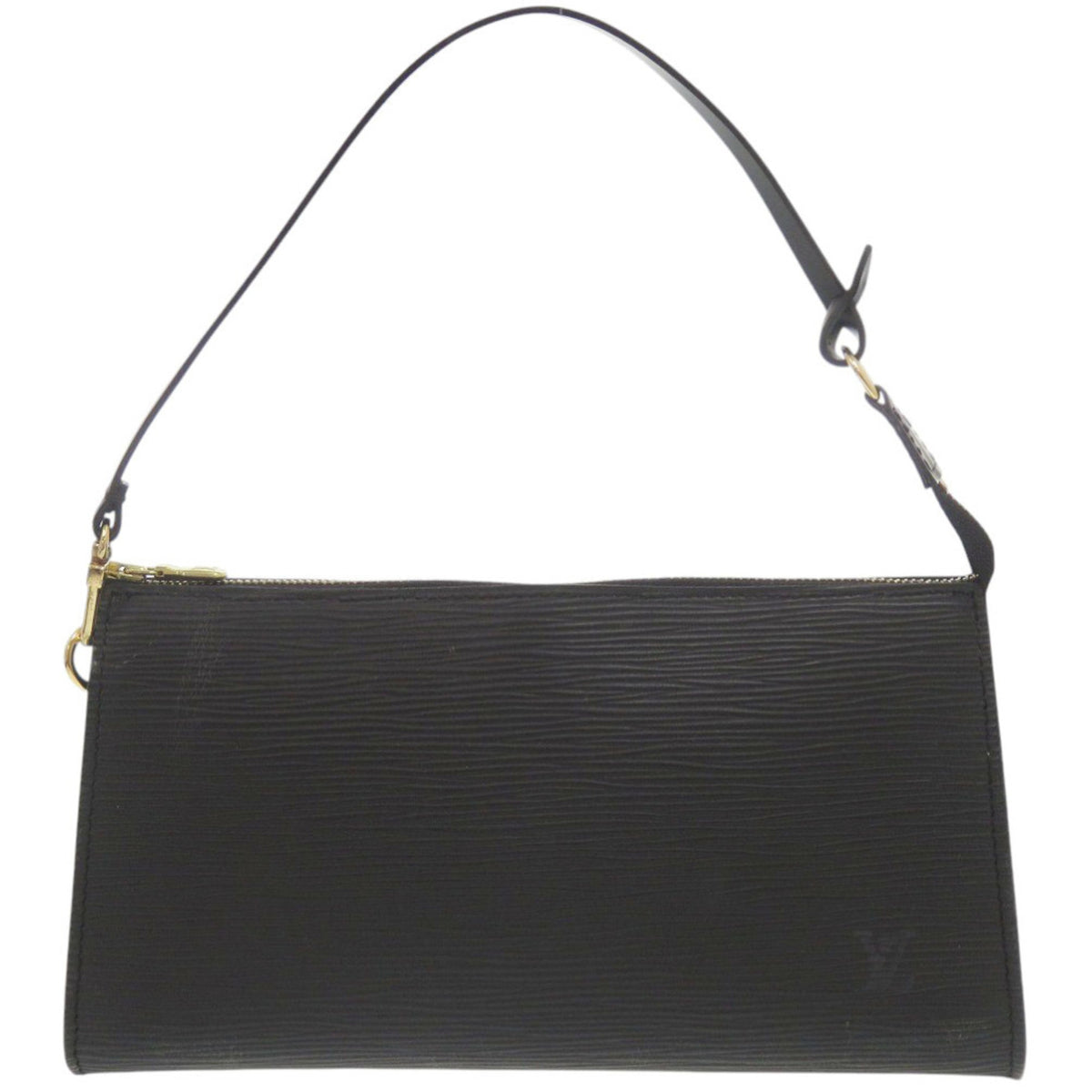 Louis Vuitton Noir Epi Leather Handbag Pochette Pouch (Pre-Owned)