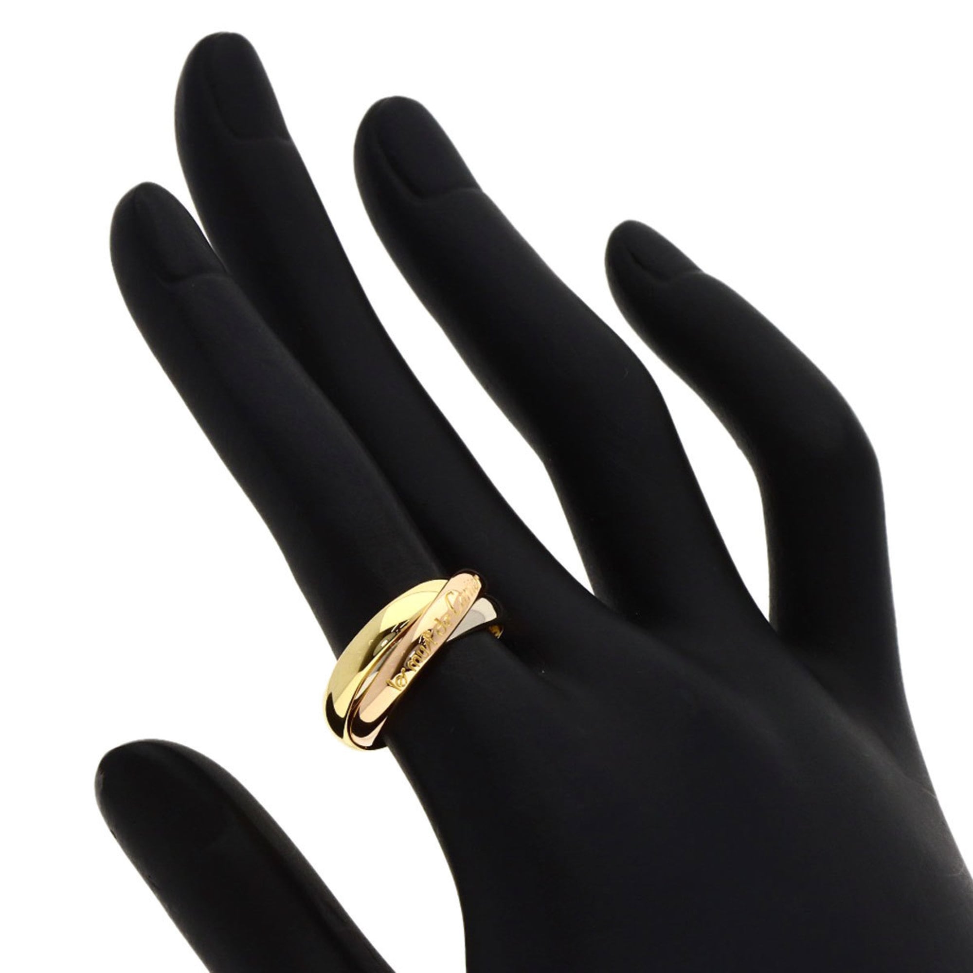 Cartier Trinity Yellow Gold (18K) Pink Gold (18K) White Gold (18K) Band Ring (Pre-Owned)