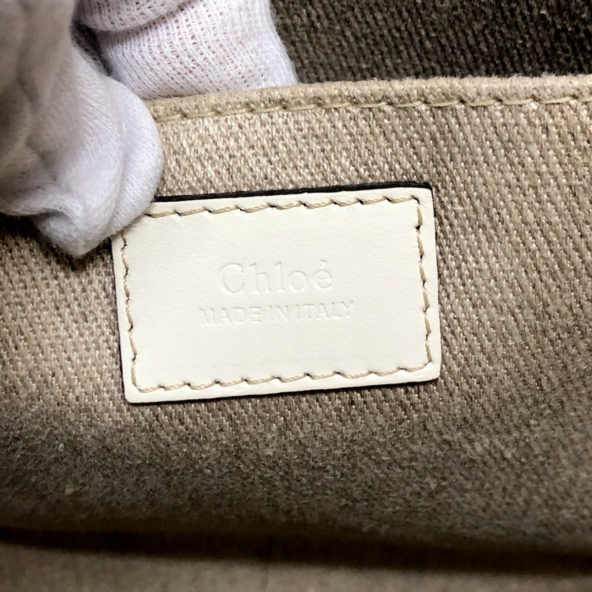 Chloé Beige Cloth Tote Bag (Pre-Owned)
